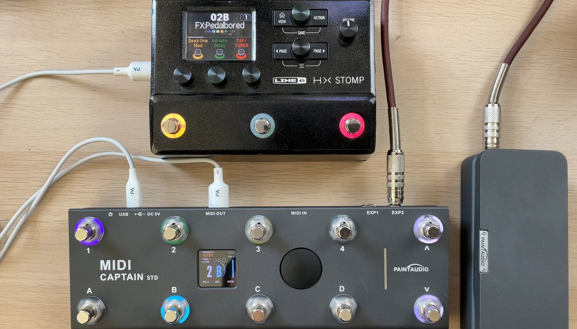 Amazon.com: Paint Audio MIDI Captain Foot Controller Multi-Effects