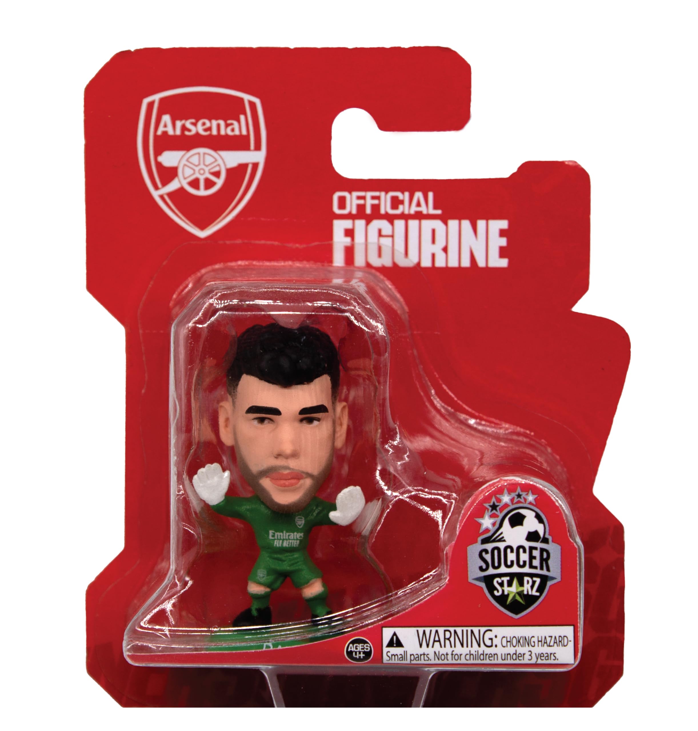 Amazon.com: SoccerStarz - Arsenal David Raya - Home Kit (Classic