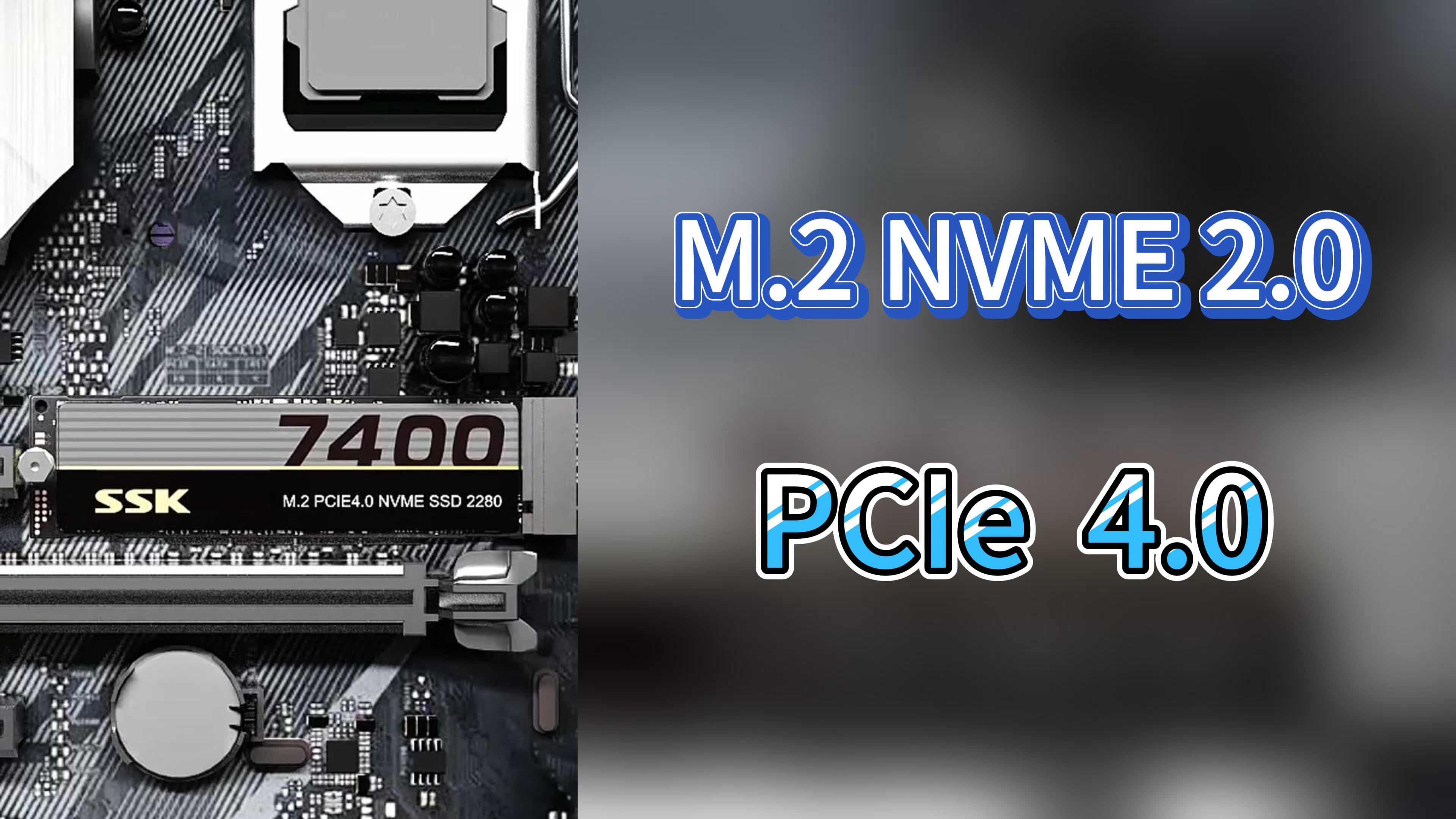 Amazon.com: SSK M.2 NVMe SSD 4TB, PCIe Gen 4.0 x4 M.2 2280 SSD