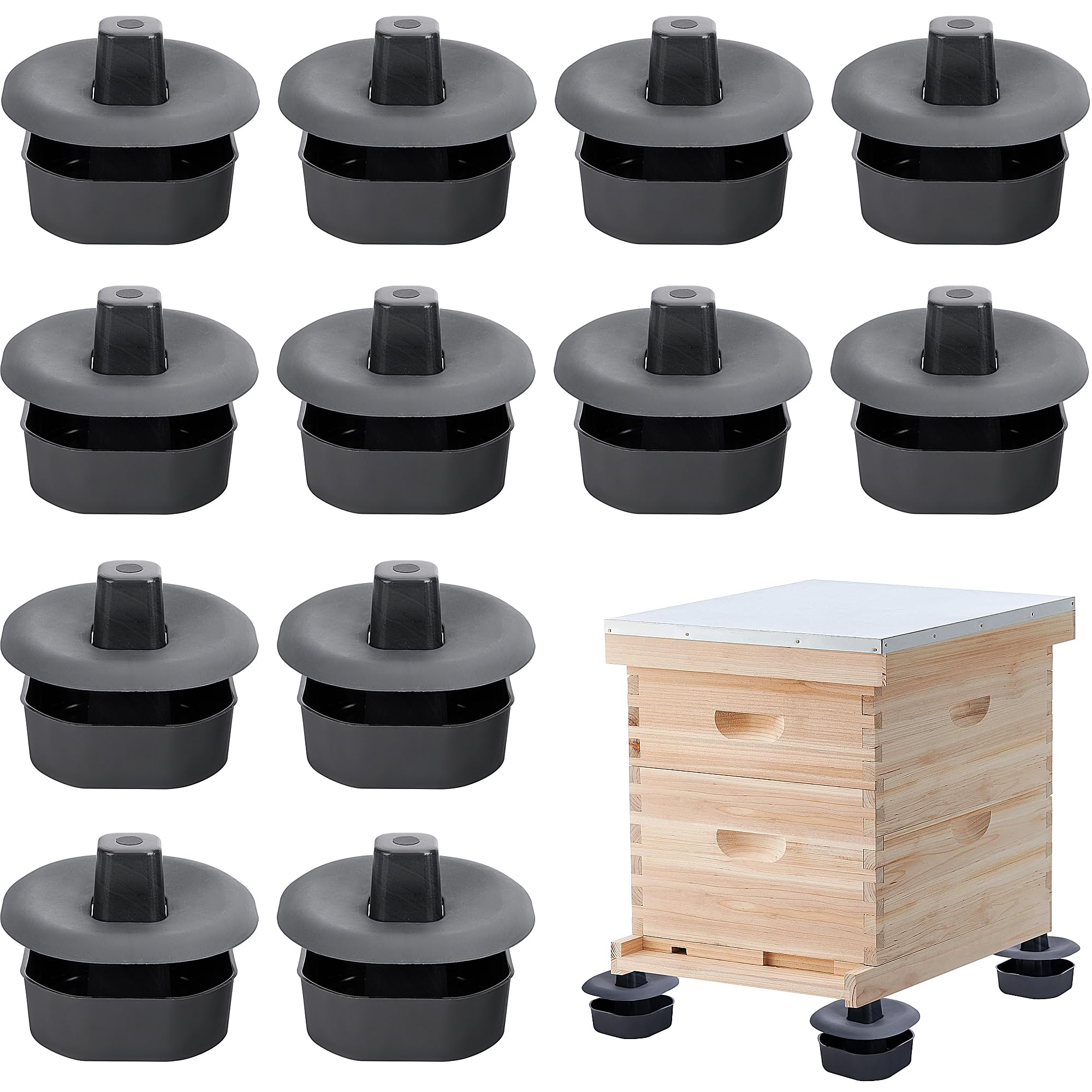 Amazon.com : DECOHS 3 Sets/12Pcs Beehive Stands- Sturdy Beehive