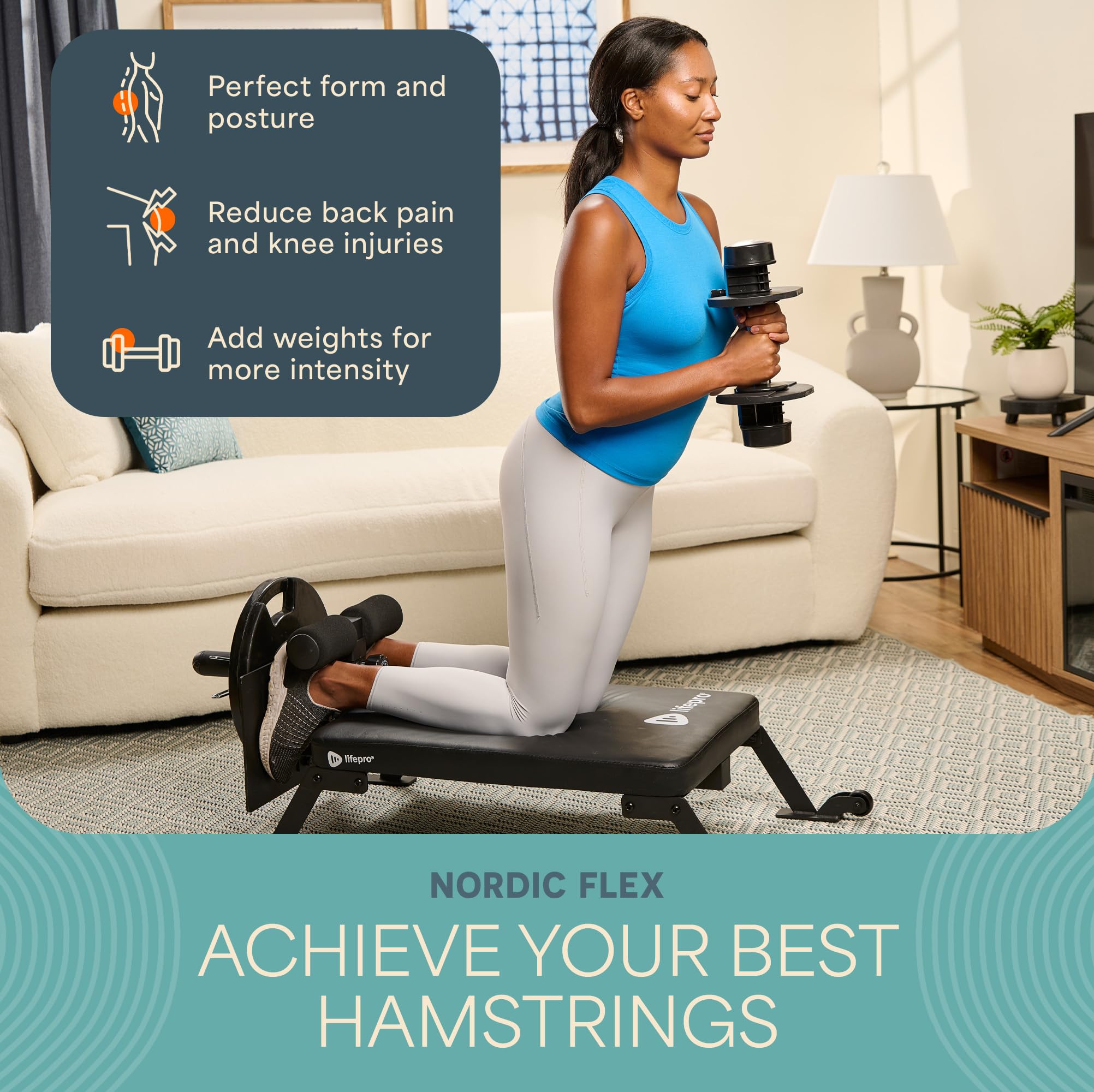 Amazon.co.jp: Lifepro ノルディックカールワークアウトベンチ