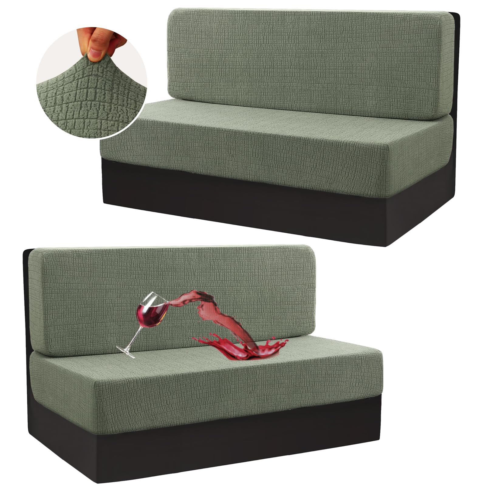 Amazon.com: H.VERSAILTEX 100% Waterproof RV Dinette Cushion Covers