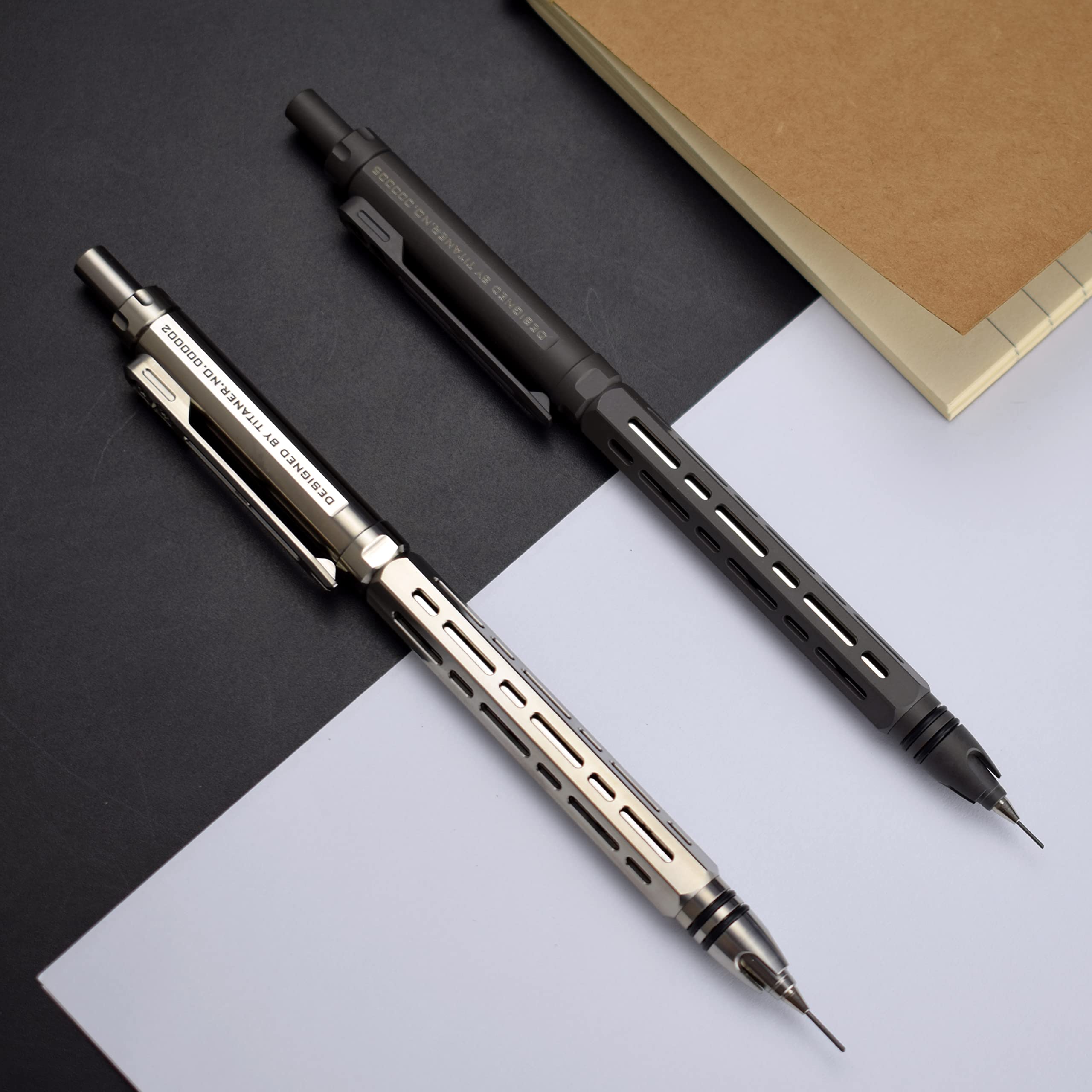 Amazon.co.jp: TITANER CNC 機械加工 チタン シャープペンシル メタル