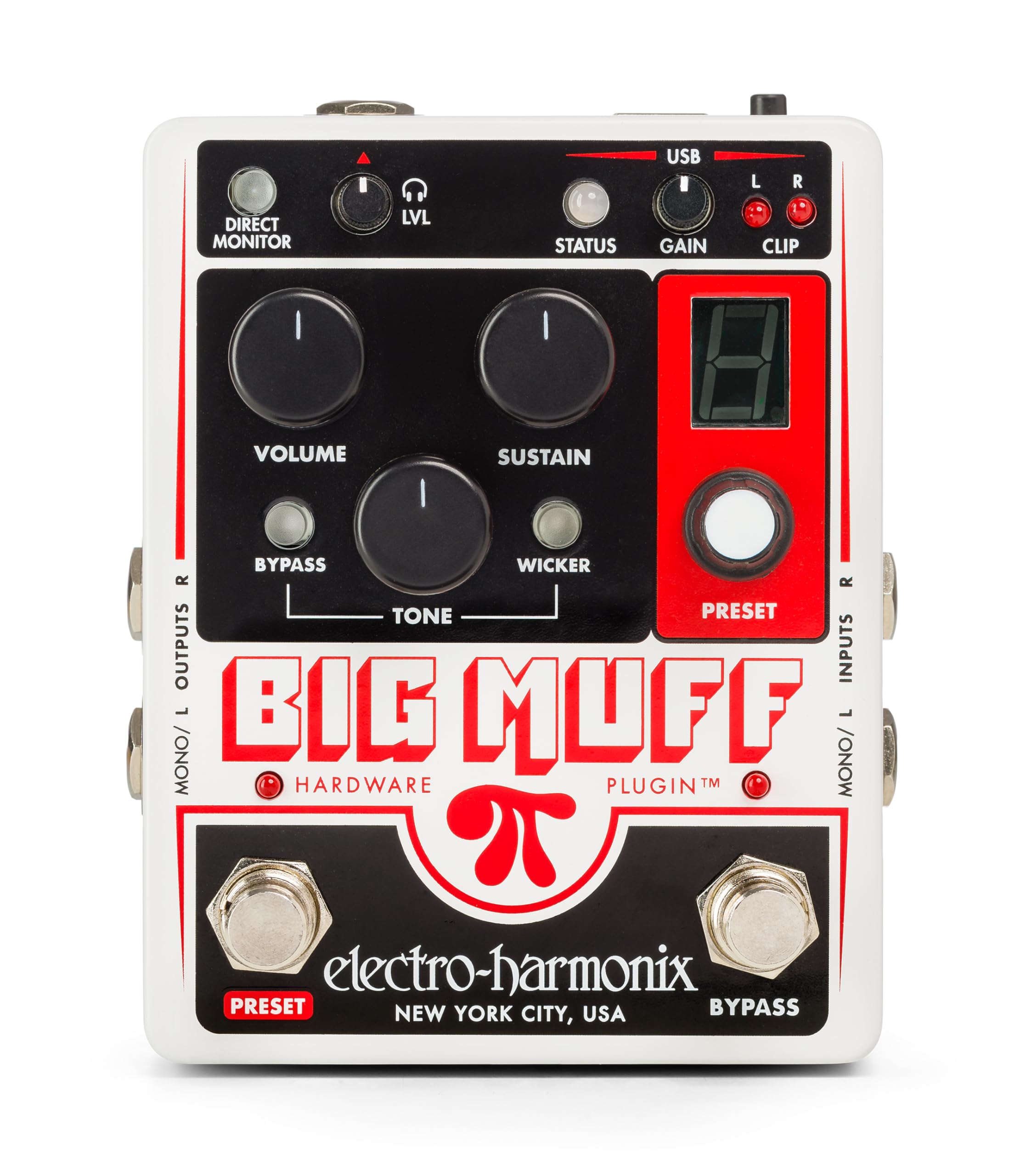 Amazon.com: Electro-Harmonix Big Muff Pi® Hardware Plugin® Pedal