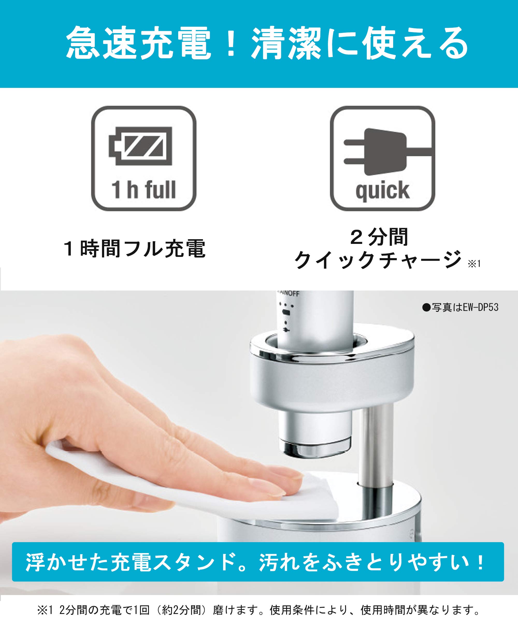 Amazon.co.jp: パナソニック 電動歯ブラシ ドルツ 黒 EW-DP33-K