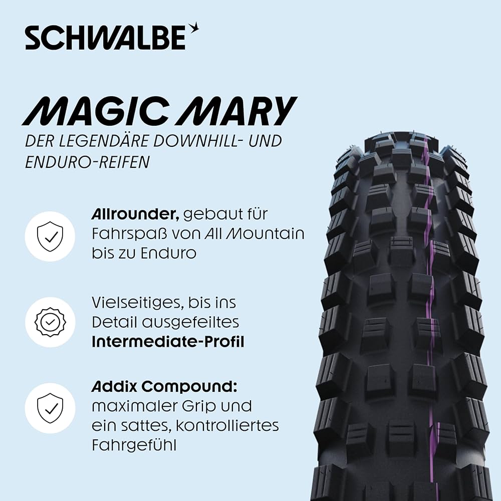 Amazon.com : Schwalbe - Magic Mary Downhill and Enduro Tubeless