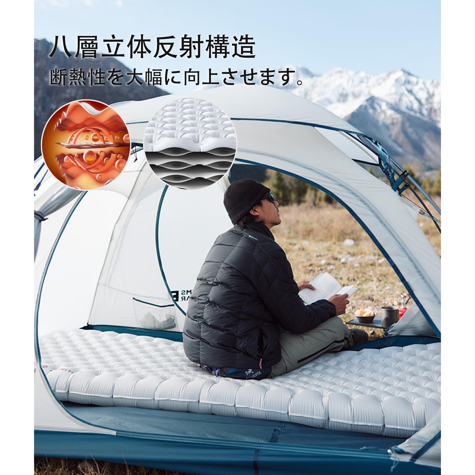 Naturehike R8.8 エアーマット スクエア Mサイズ 新作Naturehike R8.8