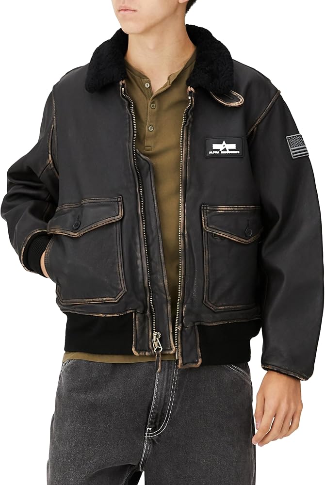 Amazon.co.jp: [アルファインダストリーズ] G-1 PATCHED レザー