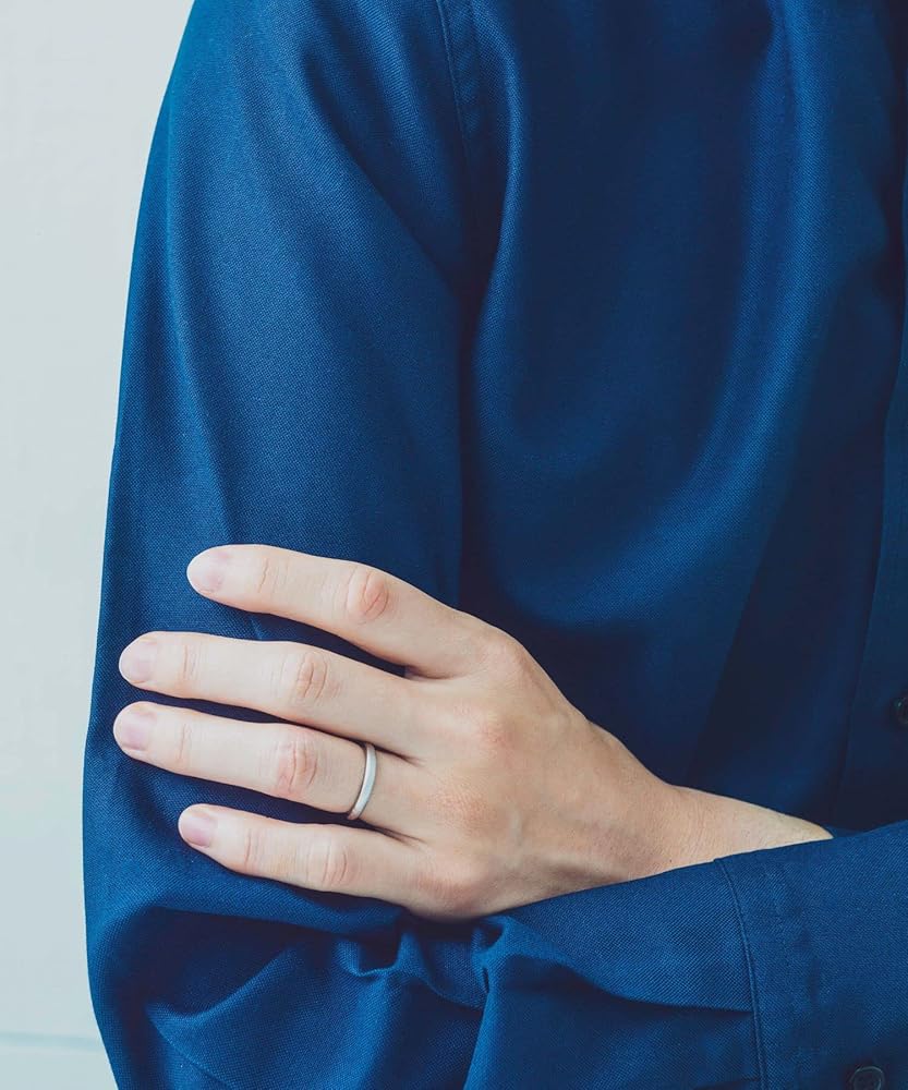 Amazon | (エテ) ete ペア クラフト リング 810257 15号 プラチナム