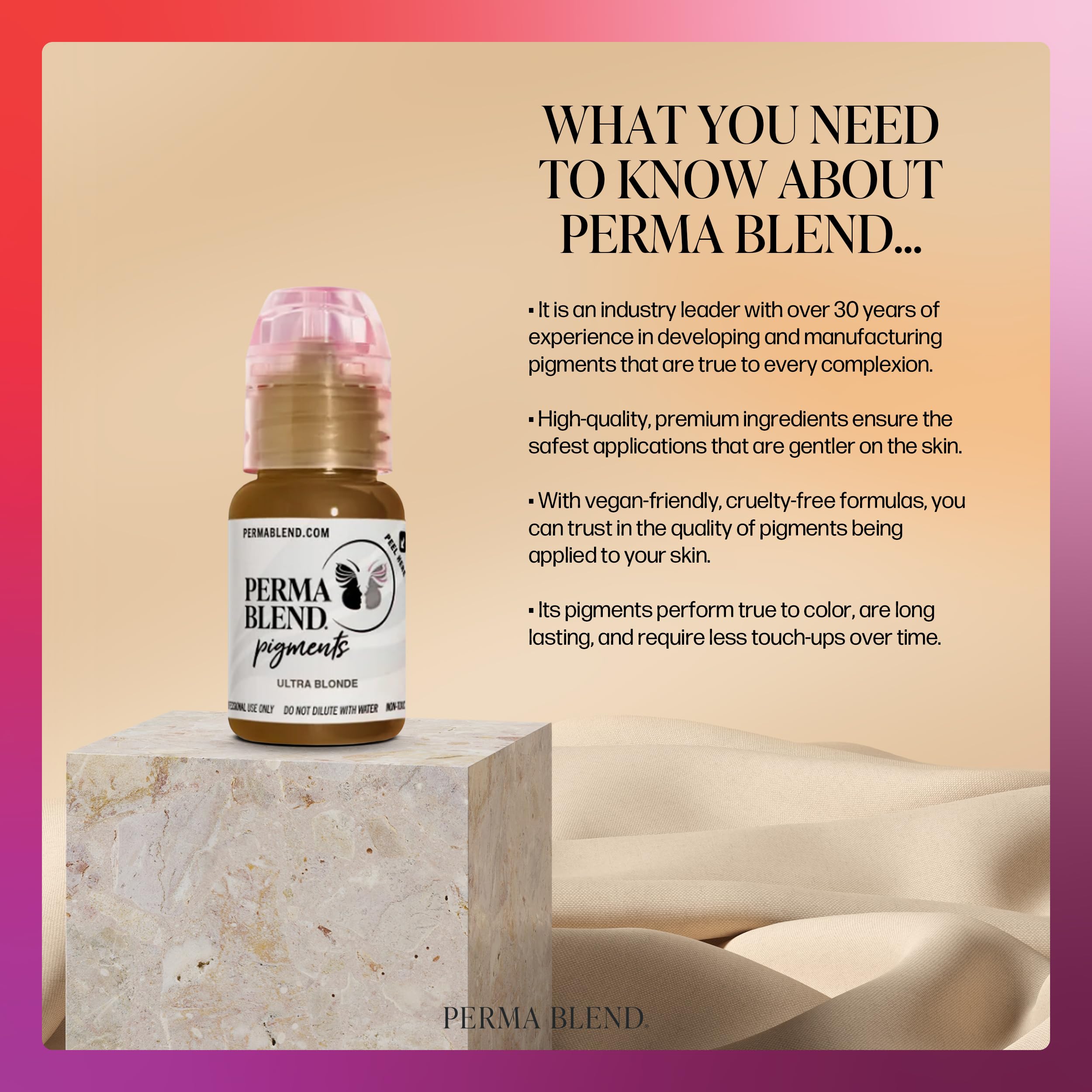 Amazon.com: Perma Blend Ginger Blonde Eyebrow Tattoo Ink Pigment