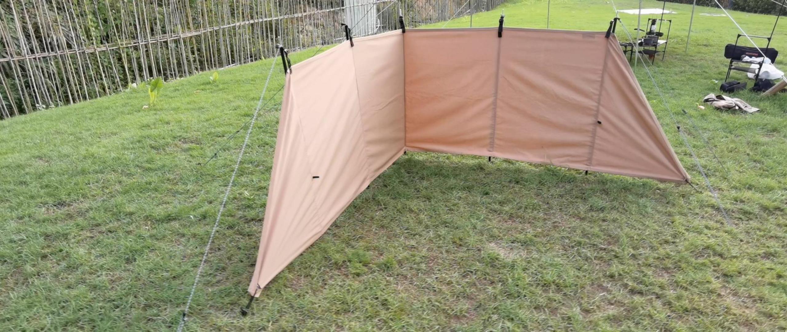 Amazon | FLYFLYGO 陣幕 焚火 ポリコットンTC素材 遮熱 難燃性 撥水 防