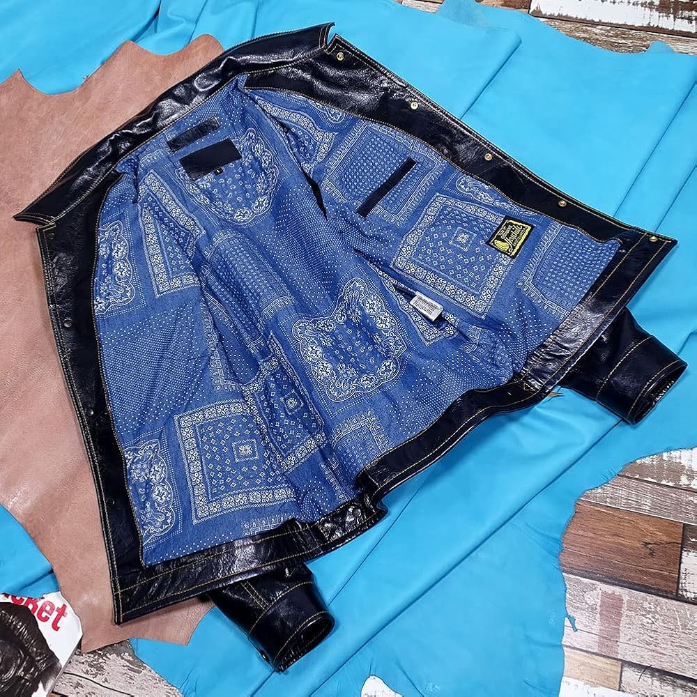 Amazon | [NA] GABRIEL 本革 メンズ 最高峰 レア インディゴ ホース