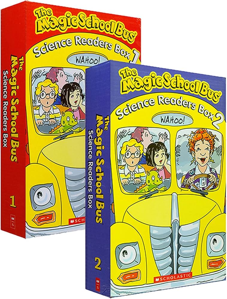 Magic School Bus 20 books box set, Science Reader Box 1 & 2