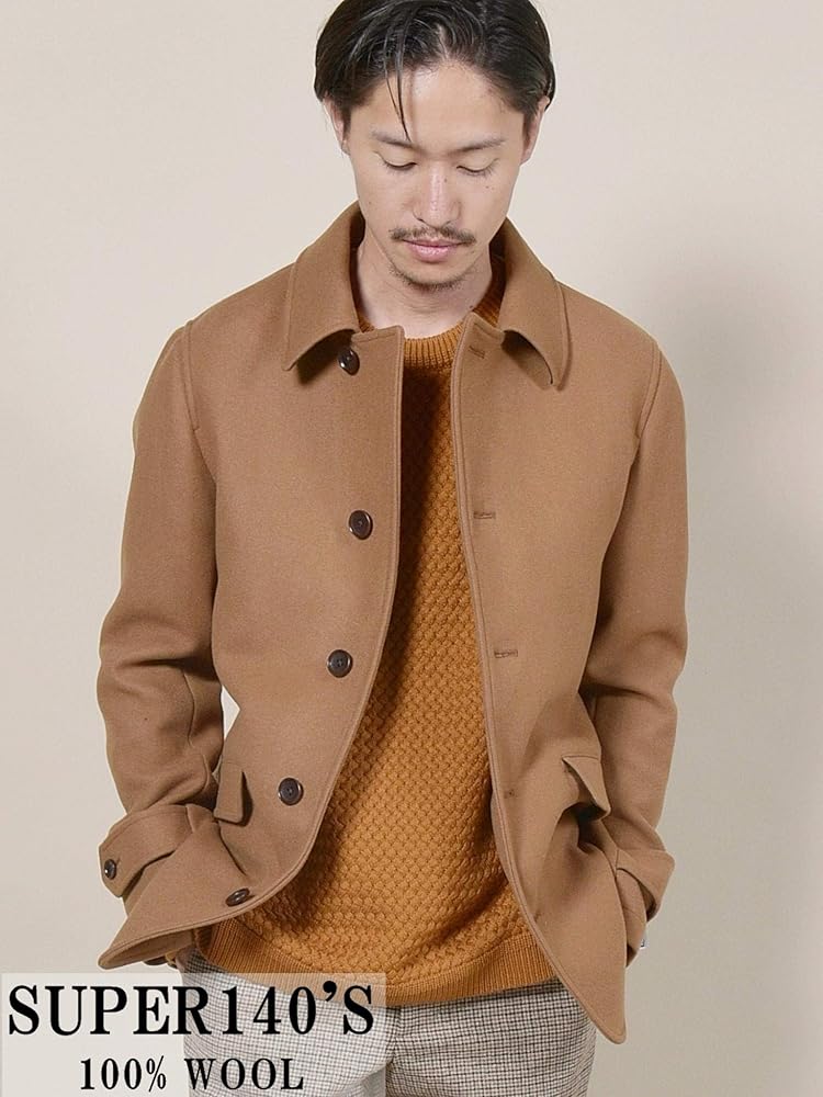 Amazon | [シップス] スーパー140S 100%ウール メルトン シングル