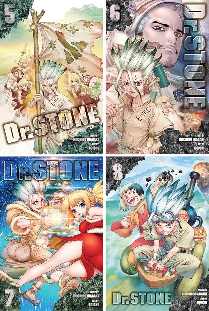Dr. STONE Manga, Set of 26 Books. Vol. 1-26: Riichiro Inagaki