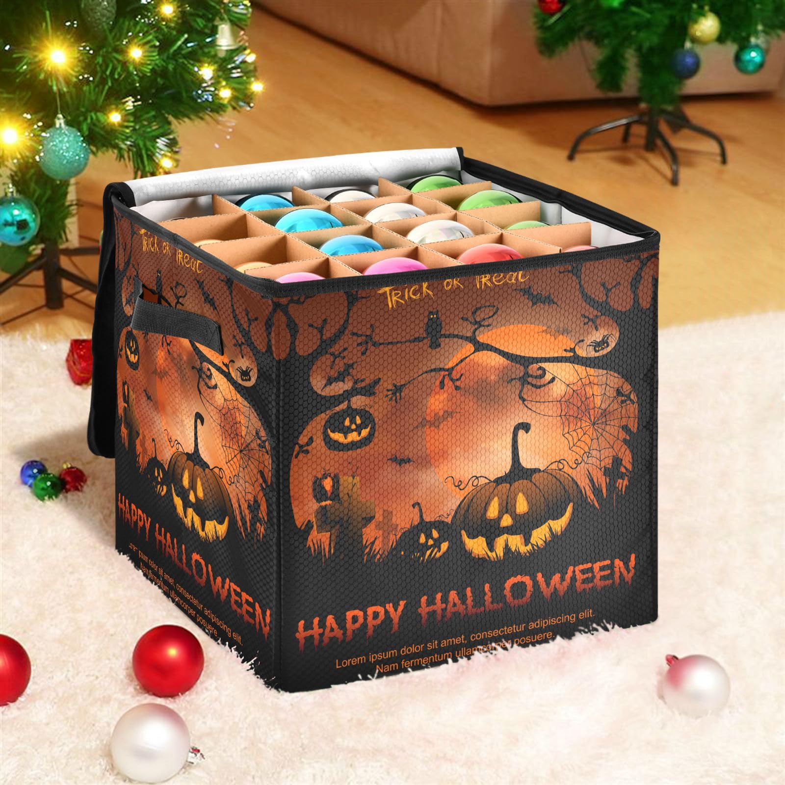 Amazon.com: YETTASBIN Halloween Pumpkin Large Christmas Ornament