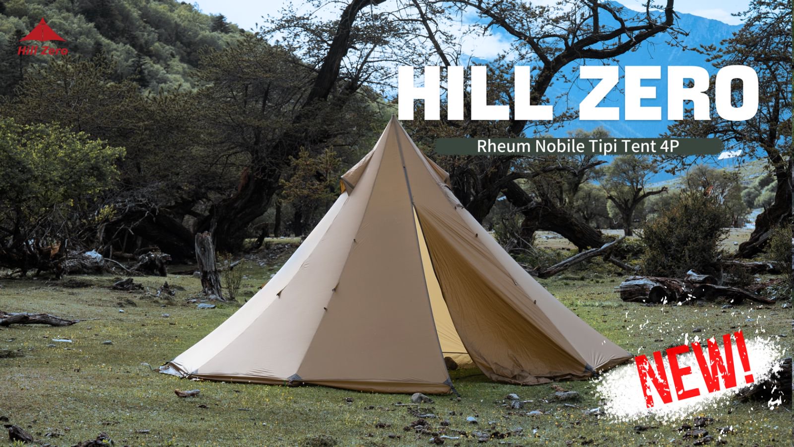 Amazon.co.jp: Hill Zero ワンポールテント 4-6人用｜ホットテント 薪