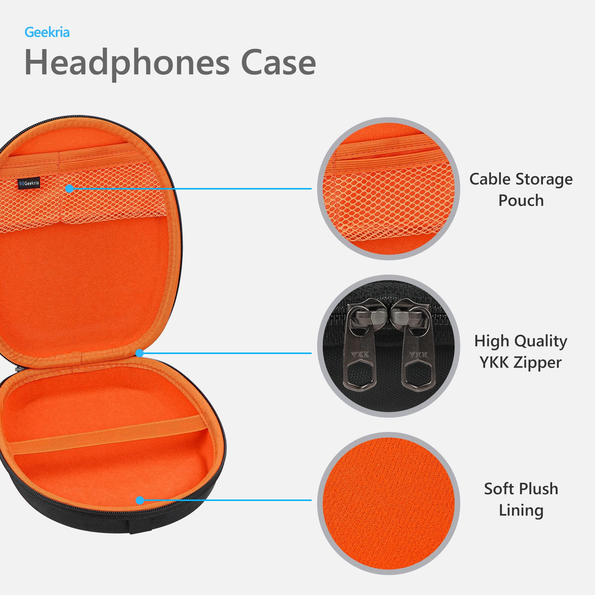 Amazon.co.jp: Geekria Shield ヘッドホンケース 互換性 ハードケース