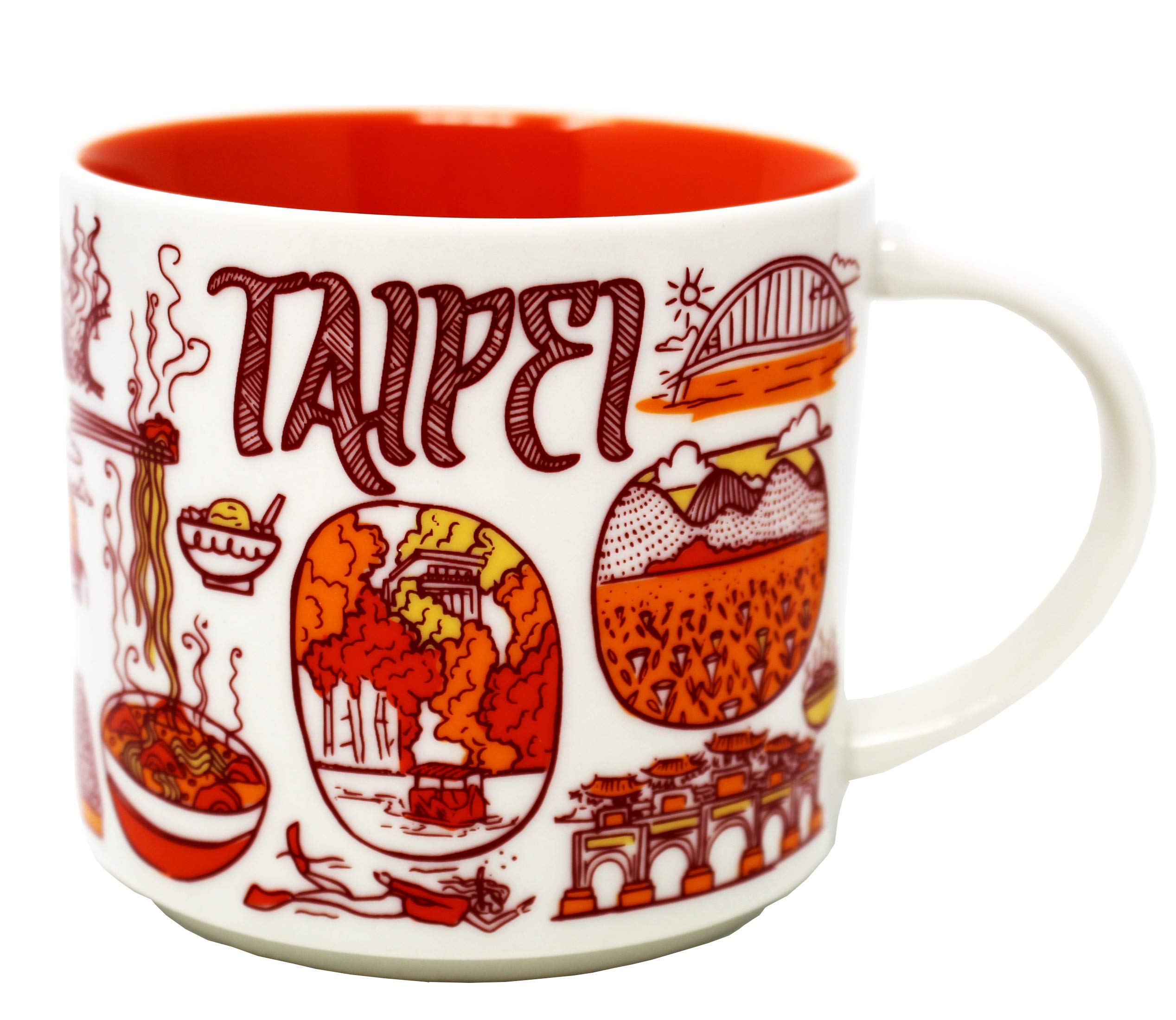 Amazon.co.jp: Starbucks Been Thereシリーズ 台北セラミックマグ 14