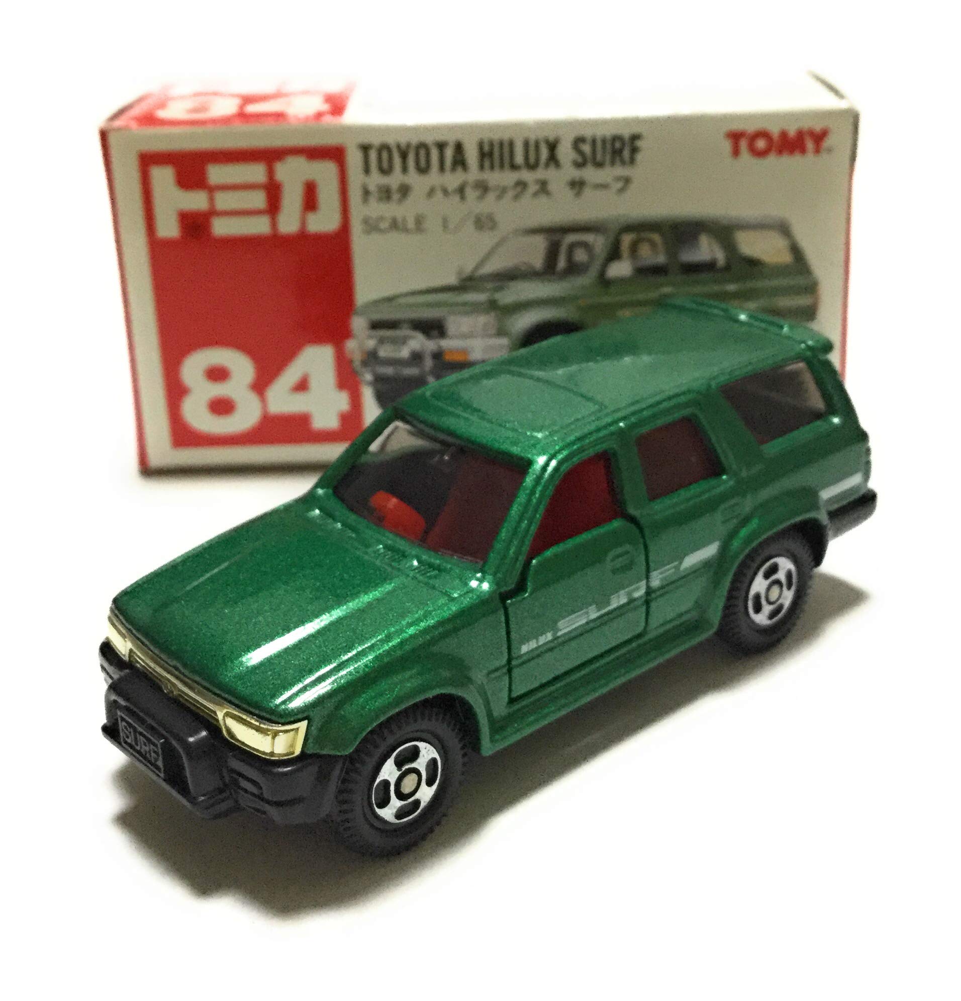 Amazon | トミカ 84 トヨタ ハイラックス サーフ（緑）SCALE 1/65 赤箱