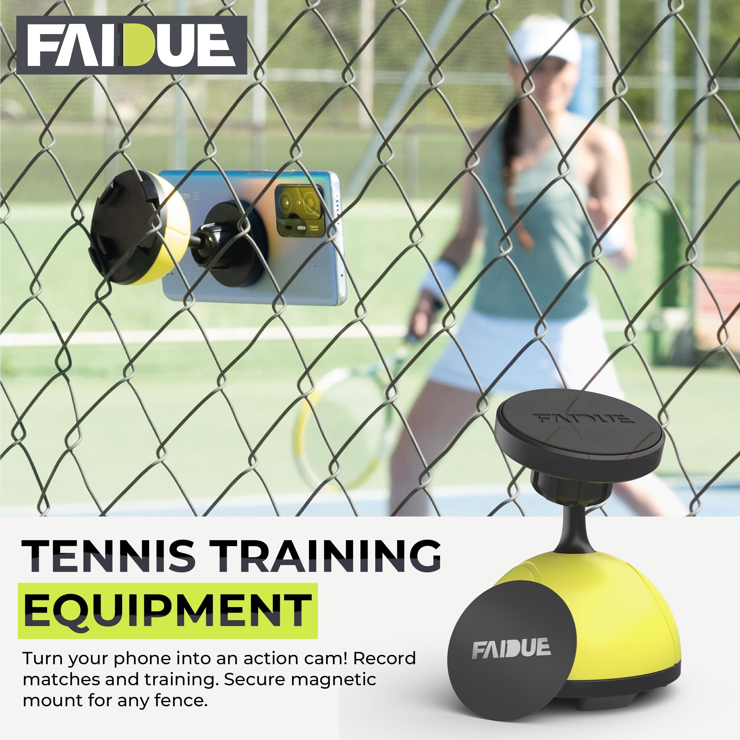 Amazon.com: FAIDUE Tennis & Pickleball Fence Phone Mount - Gift
