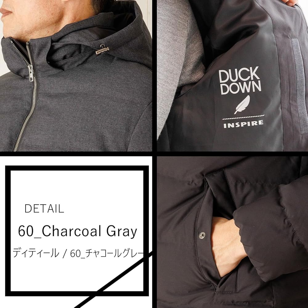 Amazon | [INSPIRE] インスパイア メンズ アウター ダウンジャケット