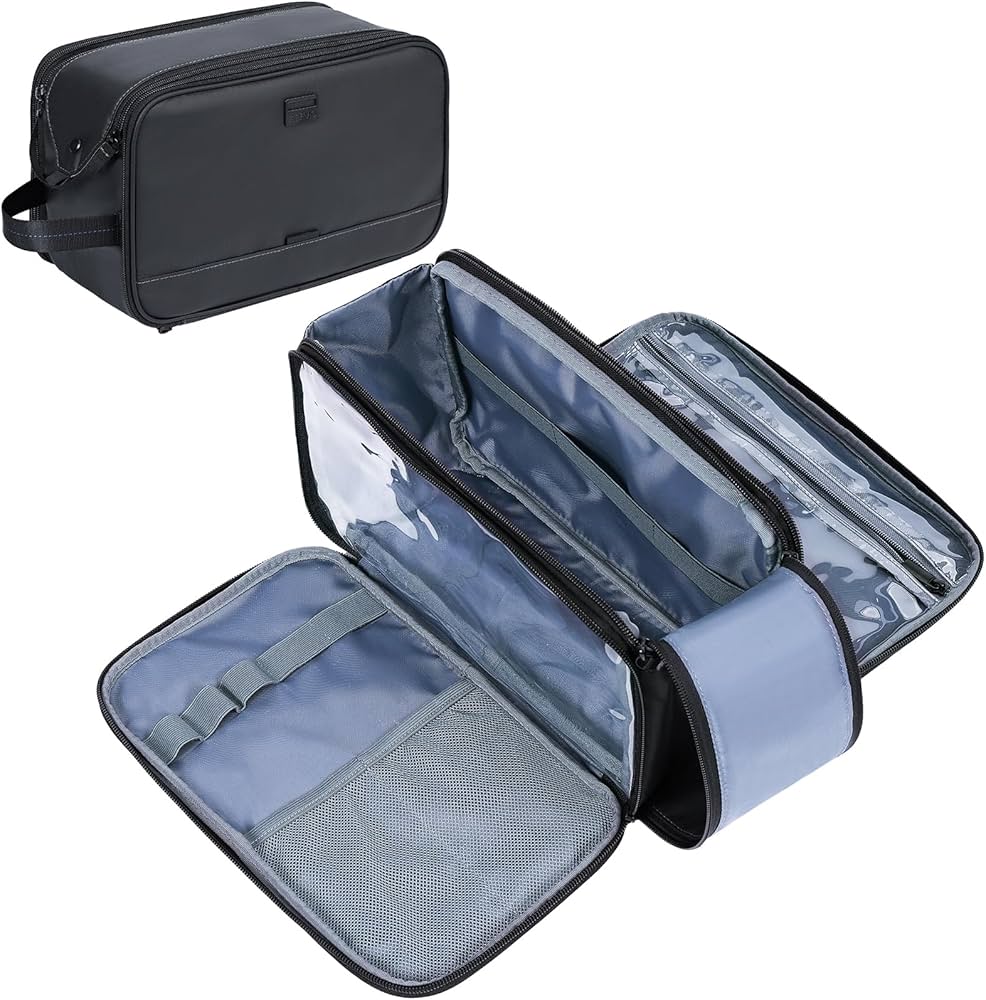 Amazon.com : ZEEMO Travel Toiletry Bag for Men, Medium Water