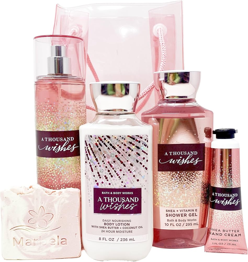 Amazon.com : Bath & Body Works A Thousand Wishes - Gift Bag Set
