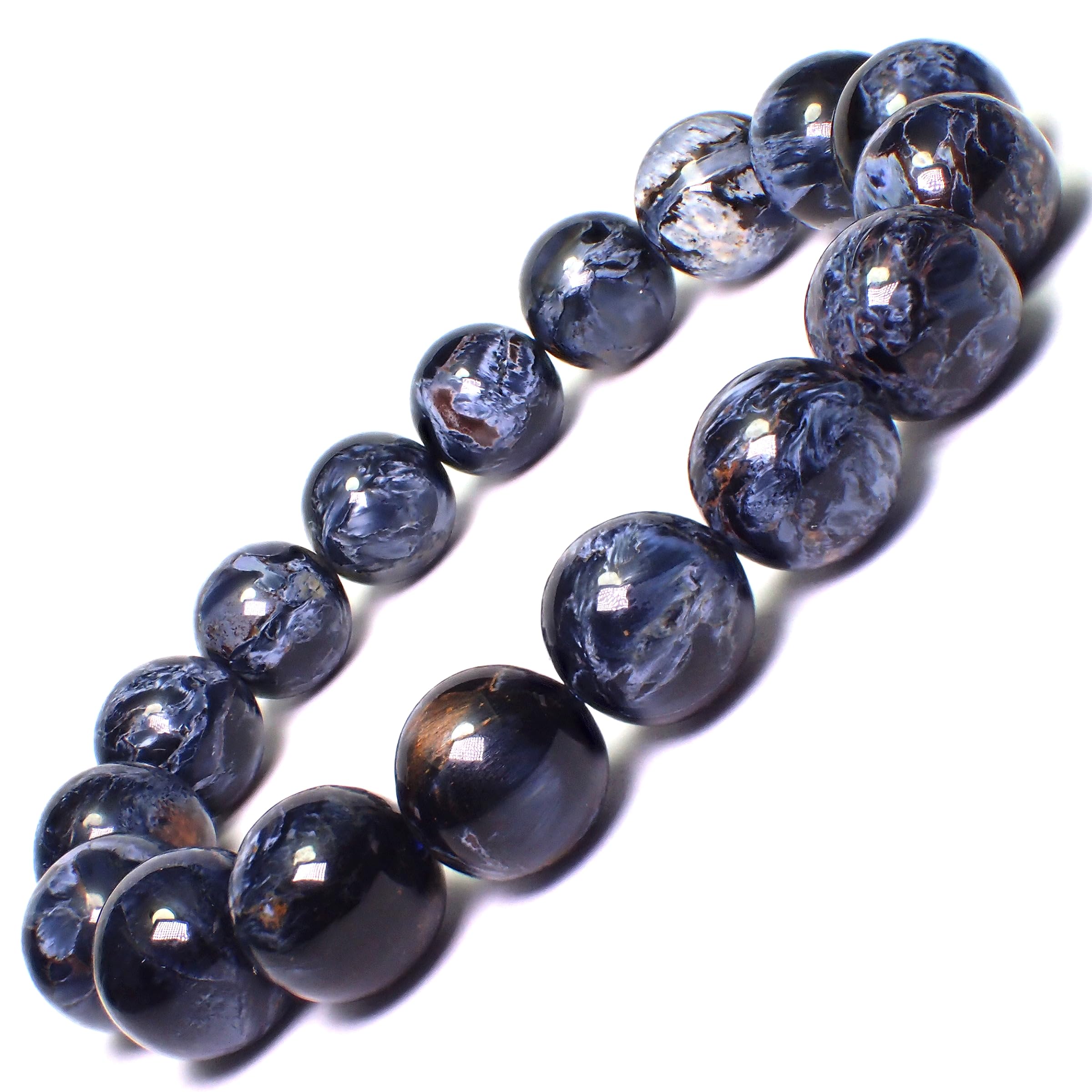 Amazon.co.jp: 高級天然石 ブルーピーターサイト のパワーストーン