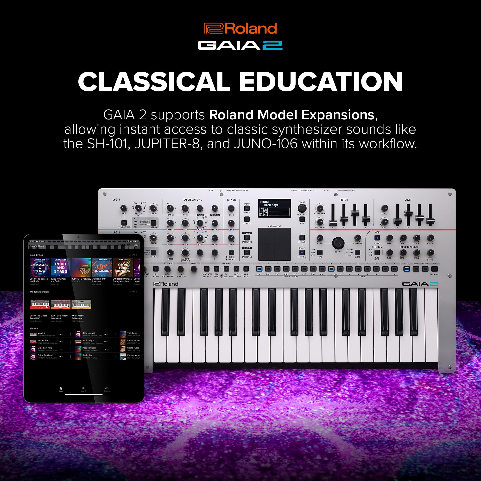 Amazon.com: Roland GAIA 2 Synthesizer | Advanced Sonic