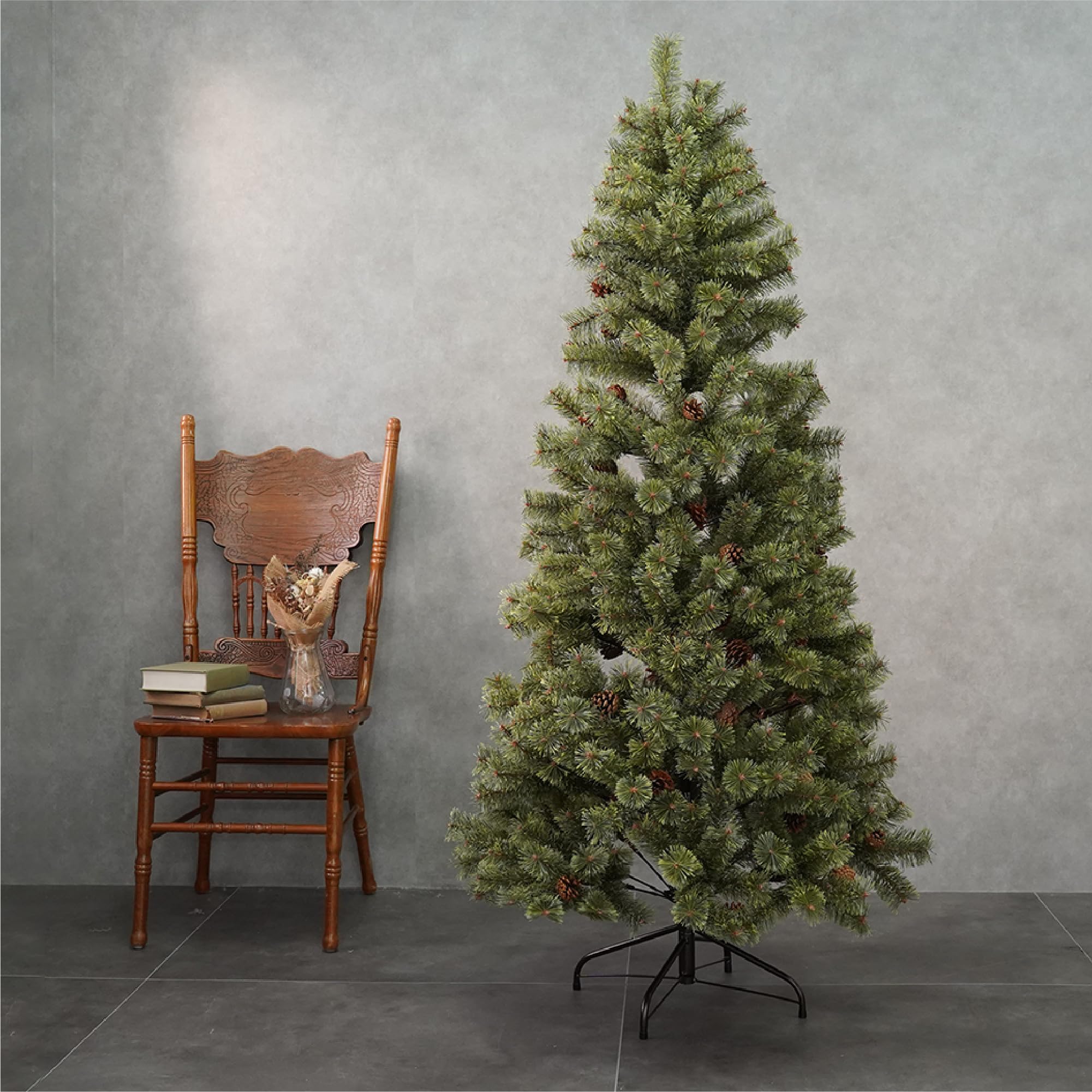 Amazon.co.jp: 7life クリスマスツリー 180cm ヌードツリー 高級