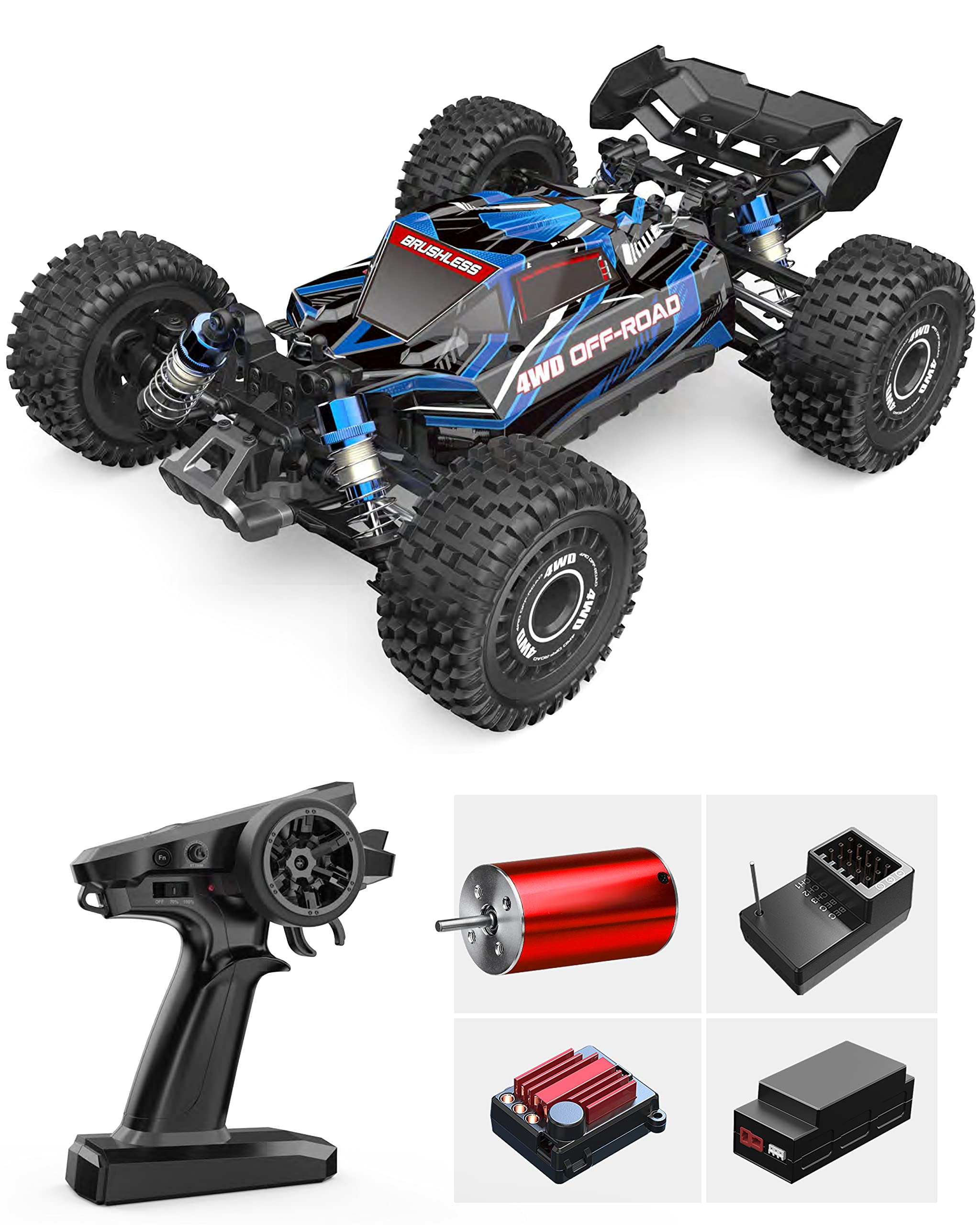 Amazon.com: TesPower MJX Hyper GO 16207 with 3S Battery 1/16 RTR