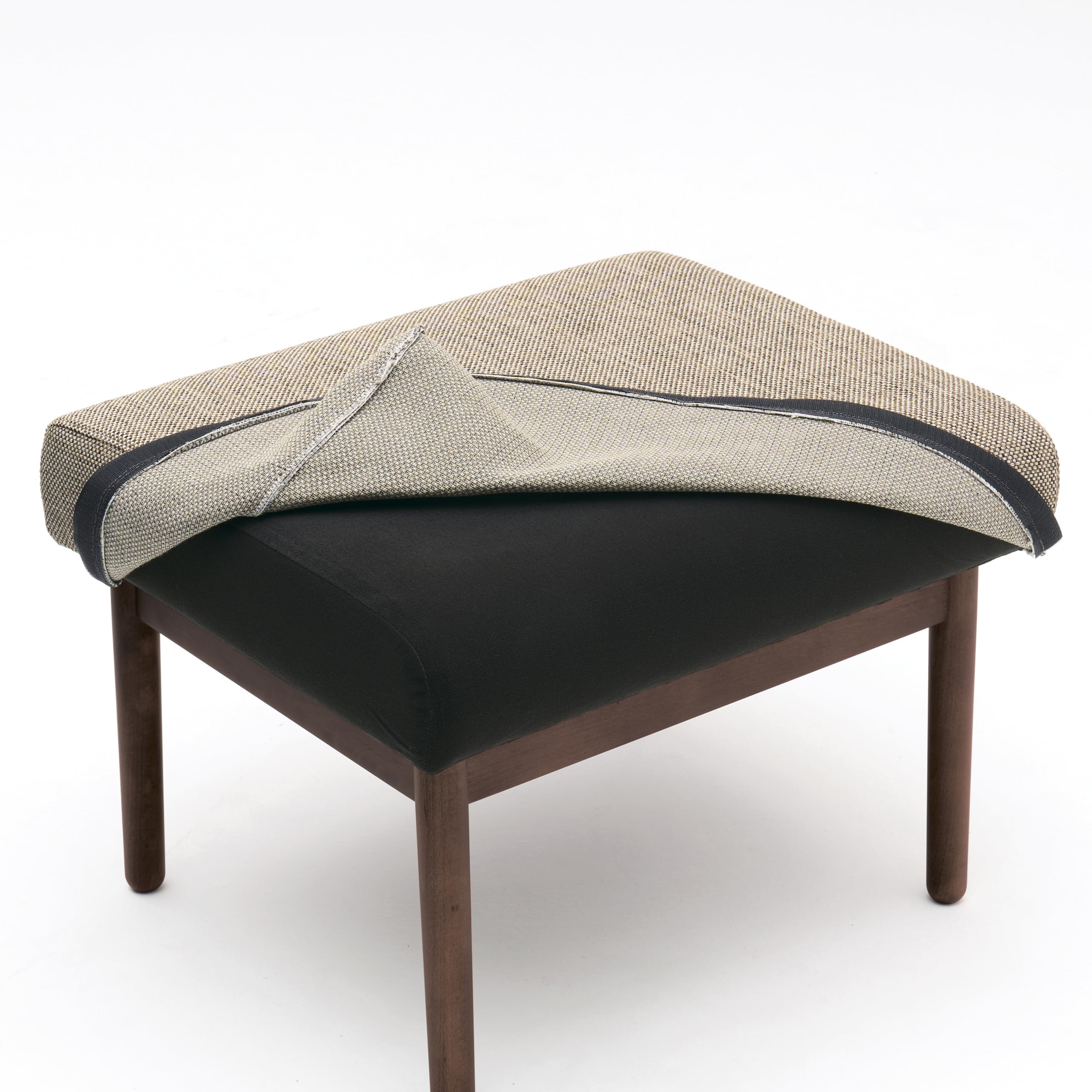 Amazon｜【カリモク正規品】オットマン スツール 平織布地 ブラウン