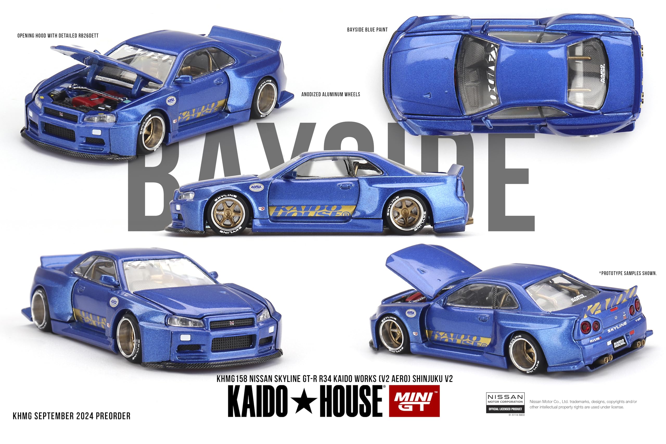 Amazon.com: Diecast Model Car Compatible with Kaido House x Mini