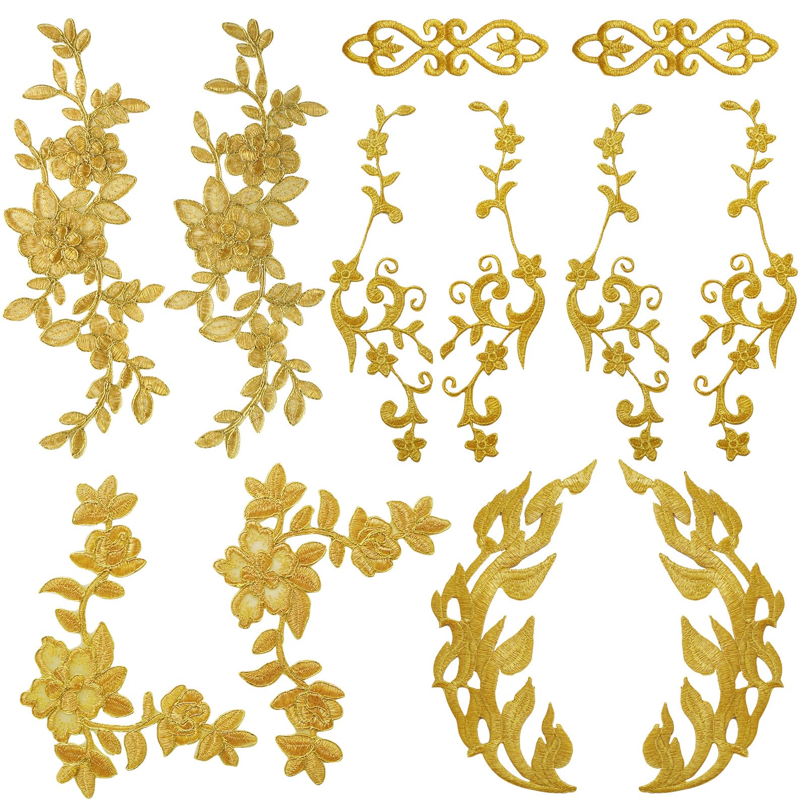 Amazon.co.jp: 12枚 ワッペン アイロン 花 刺繍 アップリケ 女の子