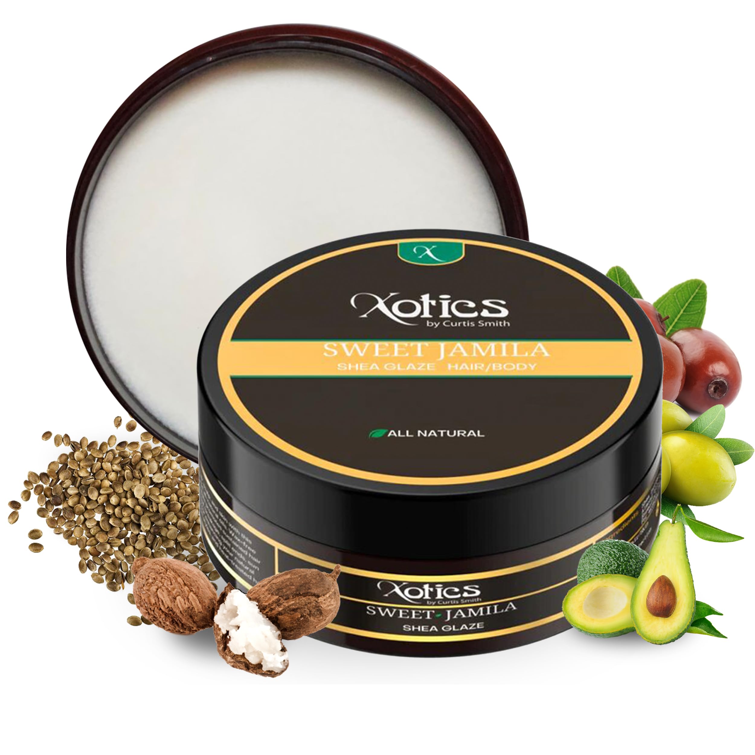 Amazon.com: Xotics by Curtis Smith – Sweet Jamila Hair & Body Shea
