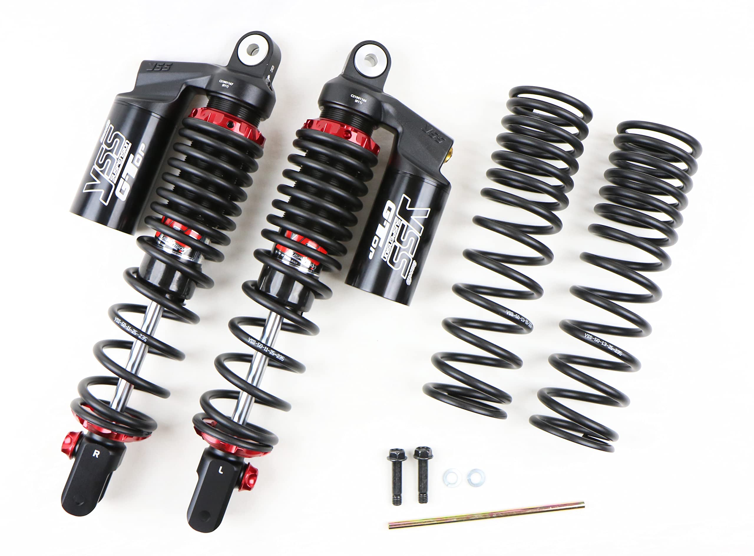 Amazon | YSSリヤショック左右 G-TOP 350mm XMAX250/XMAX300 ねじ式