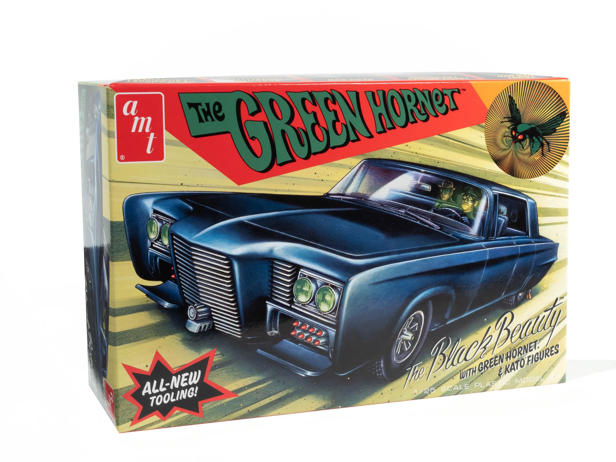 AMT Green Hornet Black Beauty 1:25 Scale Model Kit, Figures