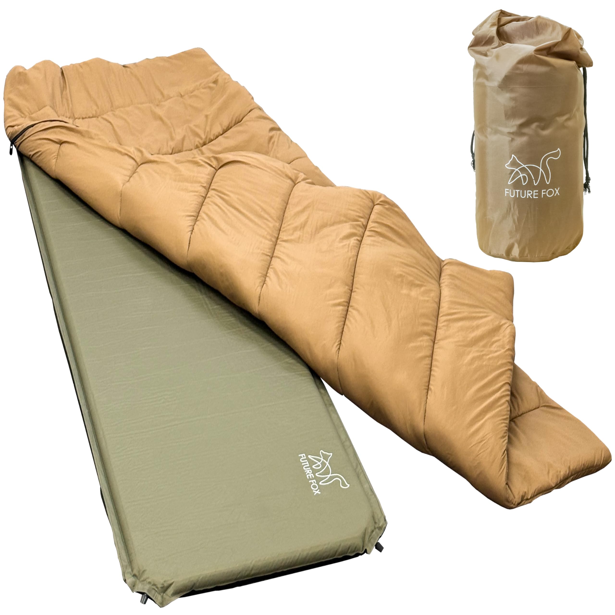 Amazon.co.jp: FUTUREFOX 災害用 寝袋 エアマット一体型 エアシュラフ