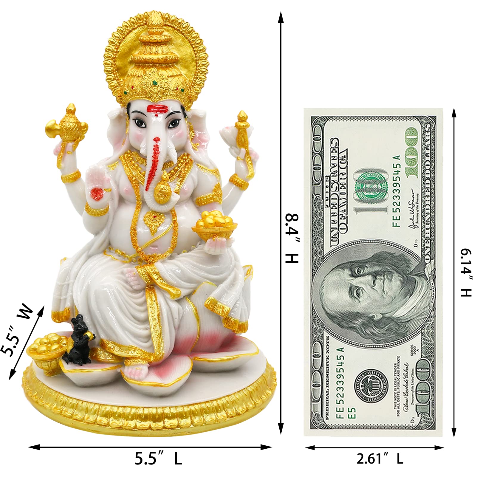 Amazon.co.jp: alikiki ヒンドゥー教の神 ガネーシャ チャトゥルティ