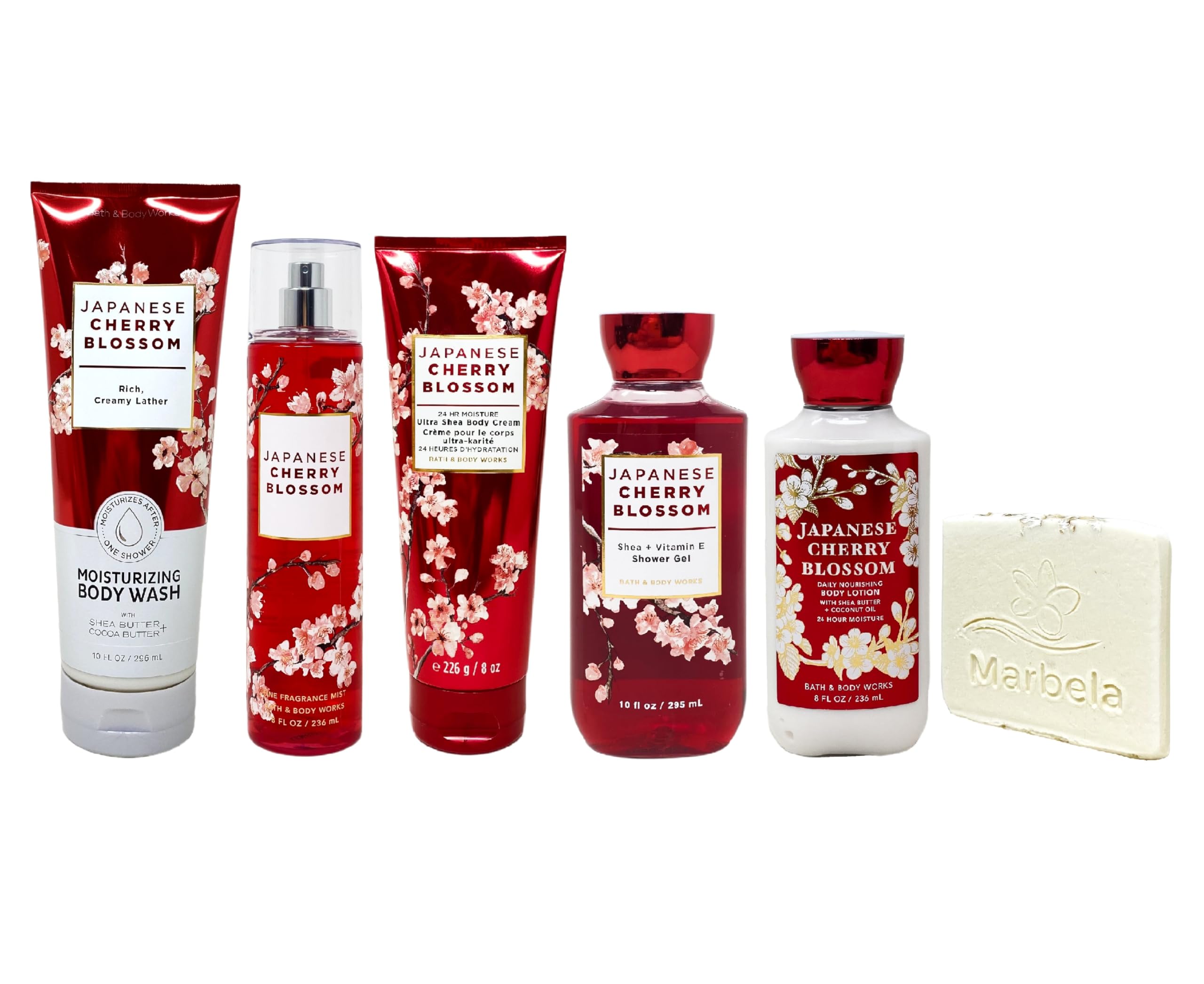 Amazon.com : Bath & Body Works Japanese Cherry Blossom 5 Piece