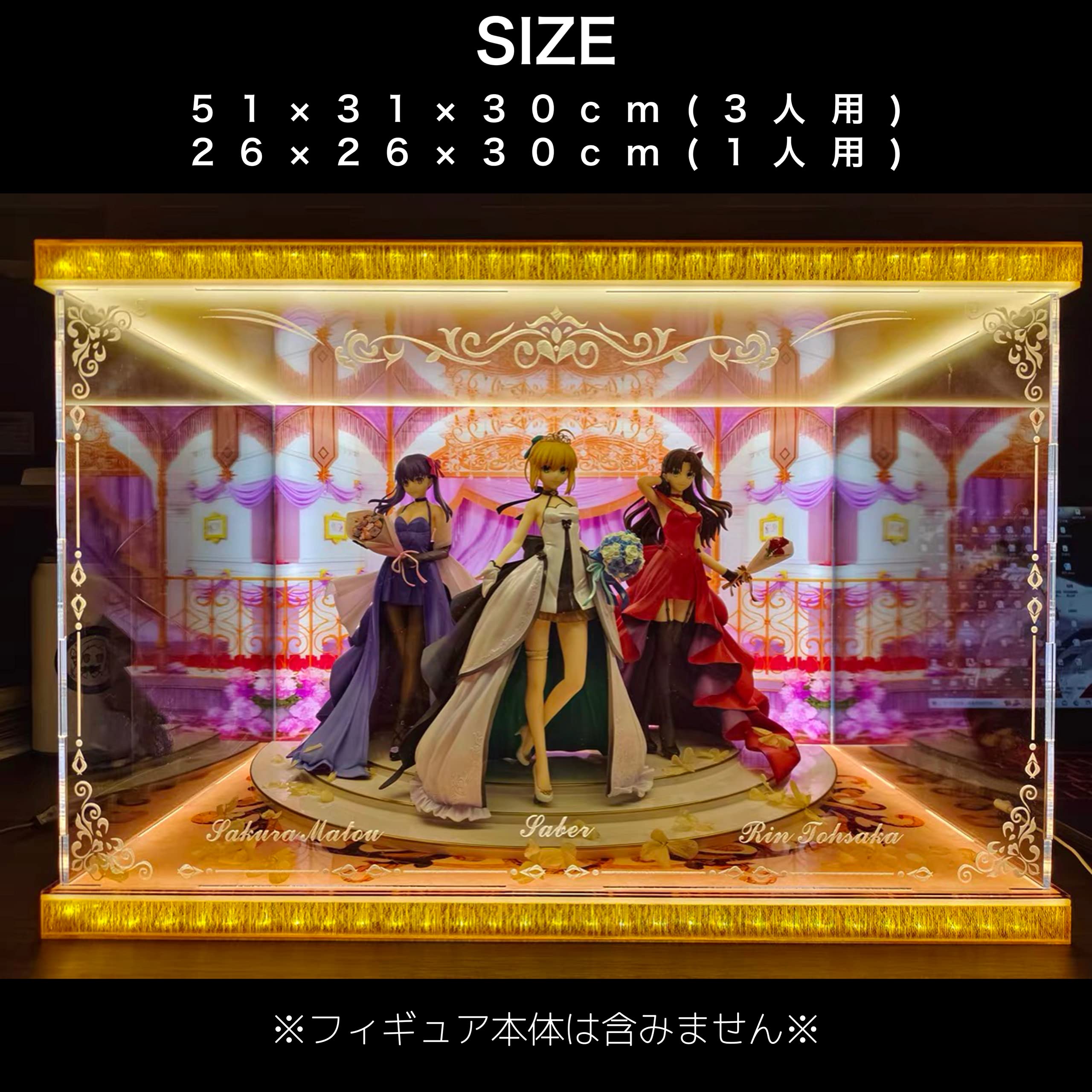Amazon.co.jp: 専用 フィギュアケース Fate/stay night 15周年 15th
