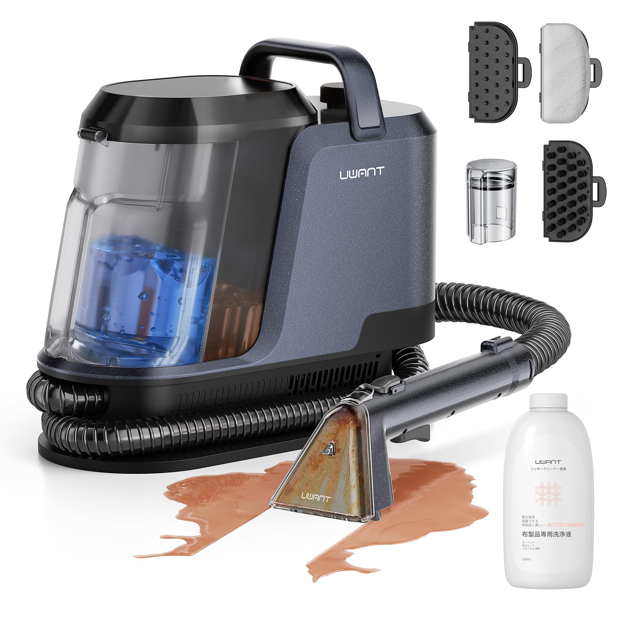 Amazon | 【600Wモーター&18000Paの超強力吸引】uwant家庭用カーペット