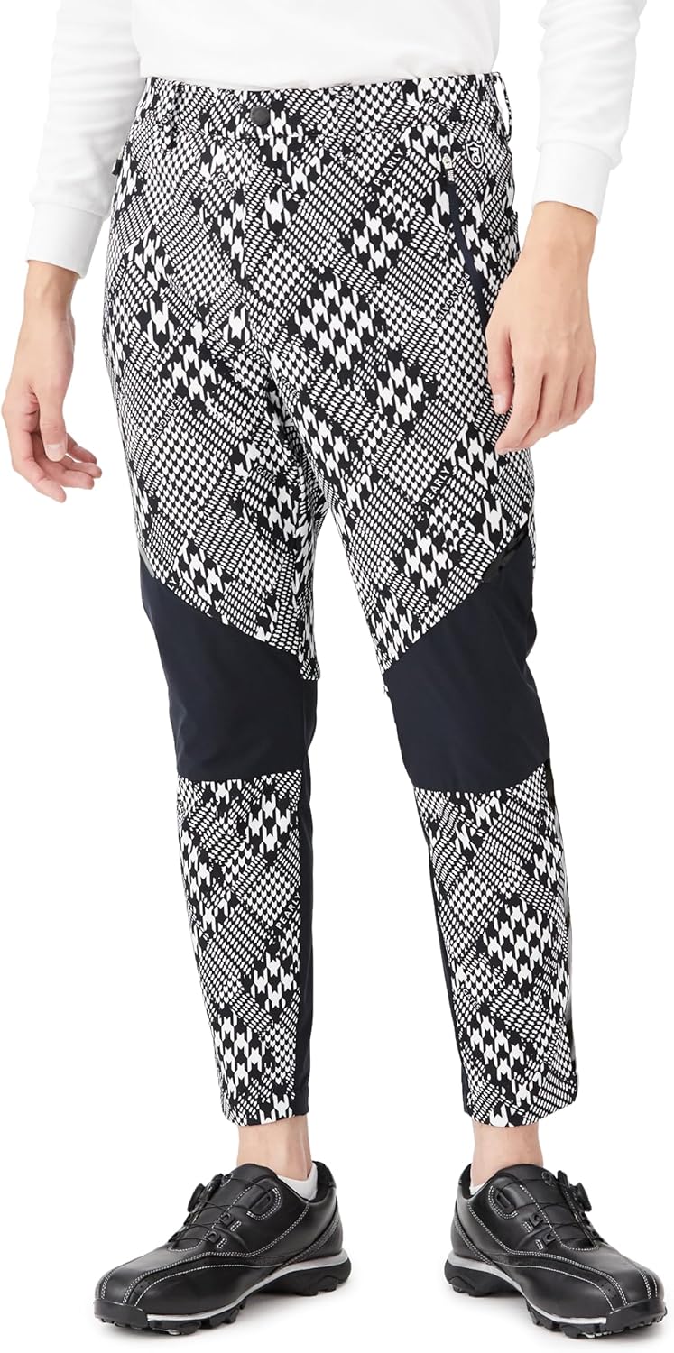 パーリーゲイツ PEARLYGATES ストレッチパンツ 千鳥格子柄 サイズ0