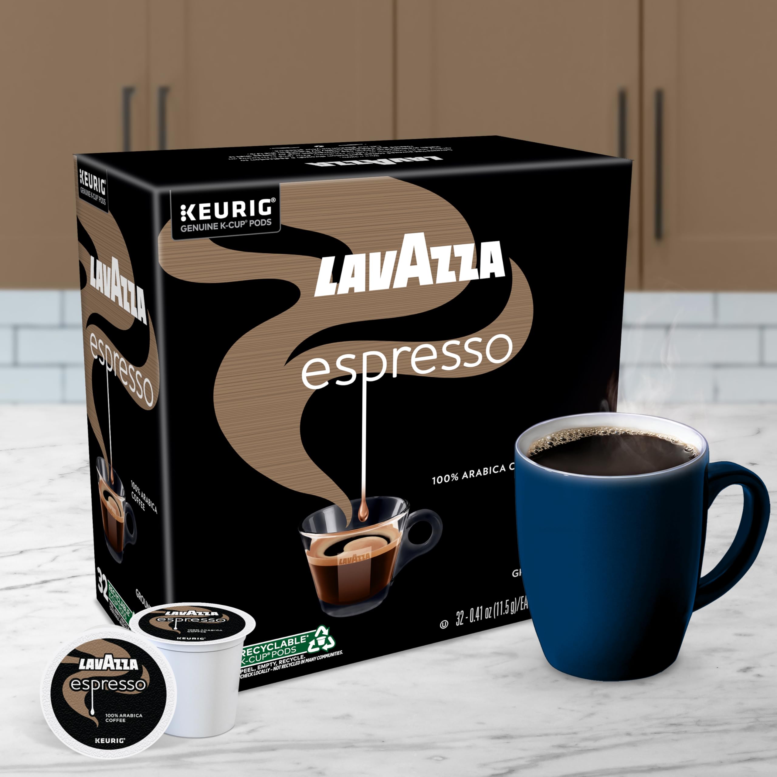 Amazon.com: Lavazza Espresso Keurig K-Cup® Pods, Medium Roast, 100