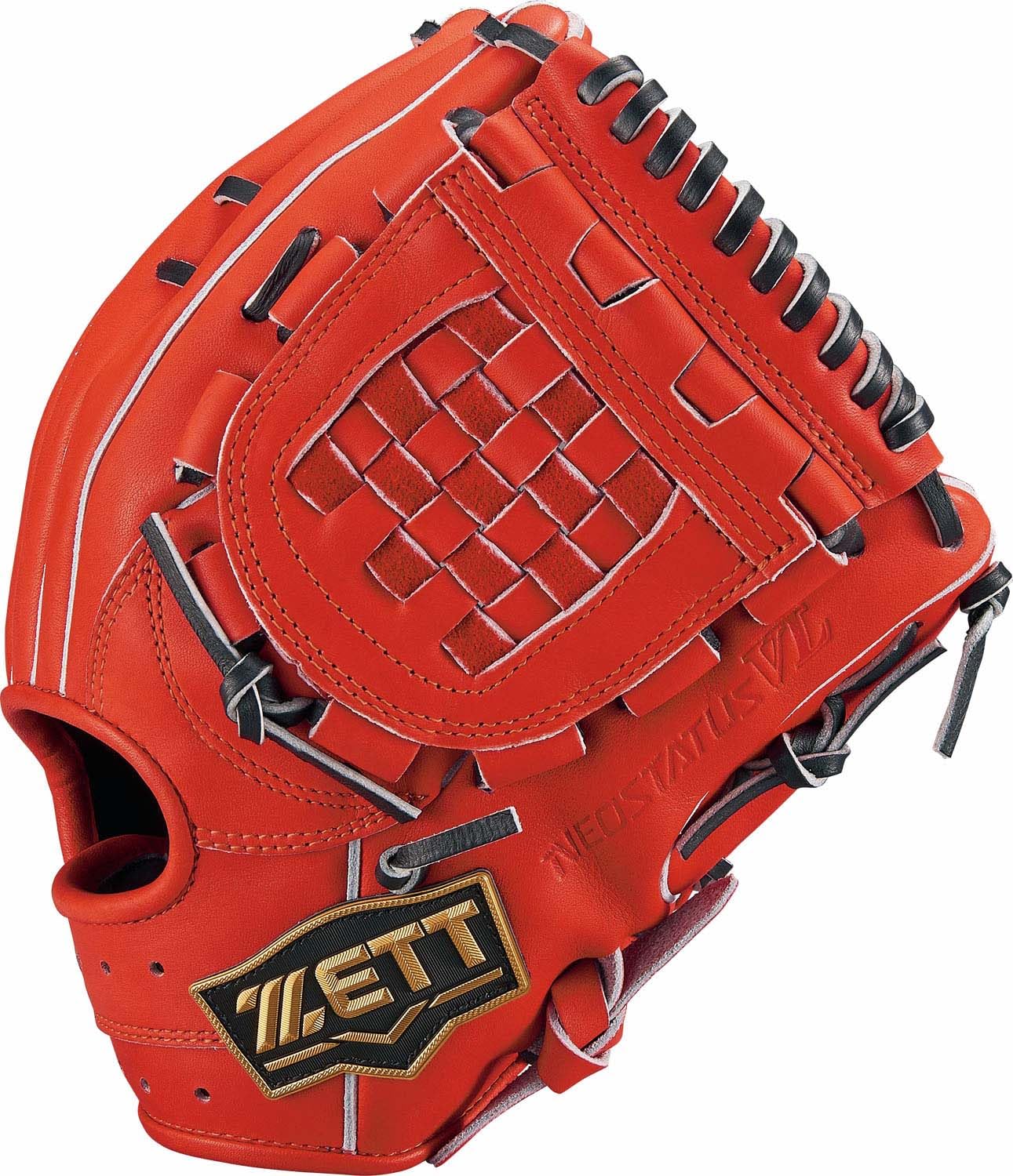 ZETT NEO STATUS VL野球グローブ 赤オレンジ少年用 ZETT NEO STATUS VL