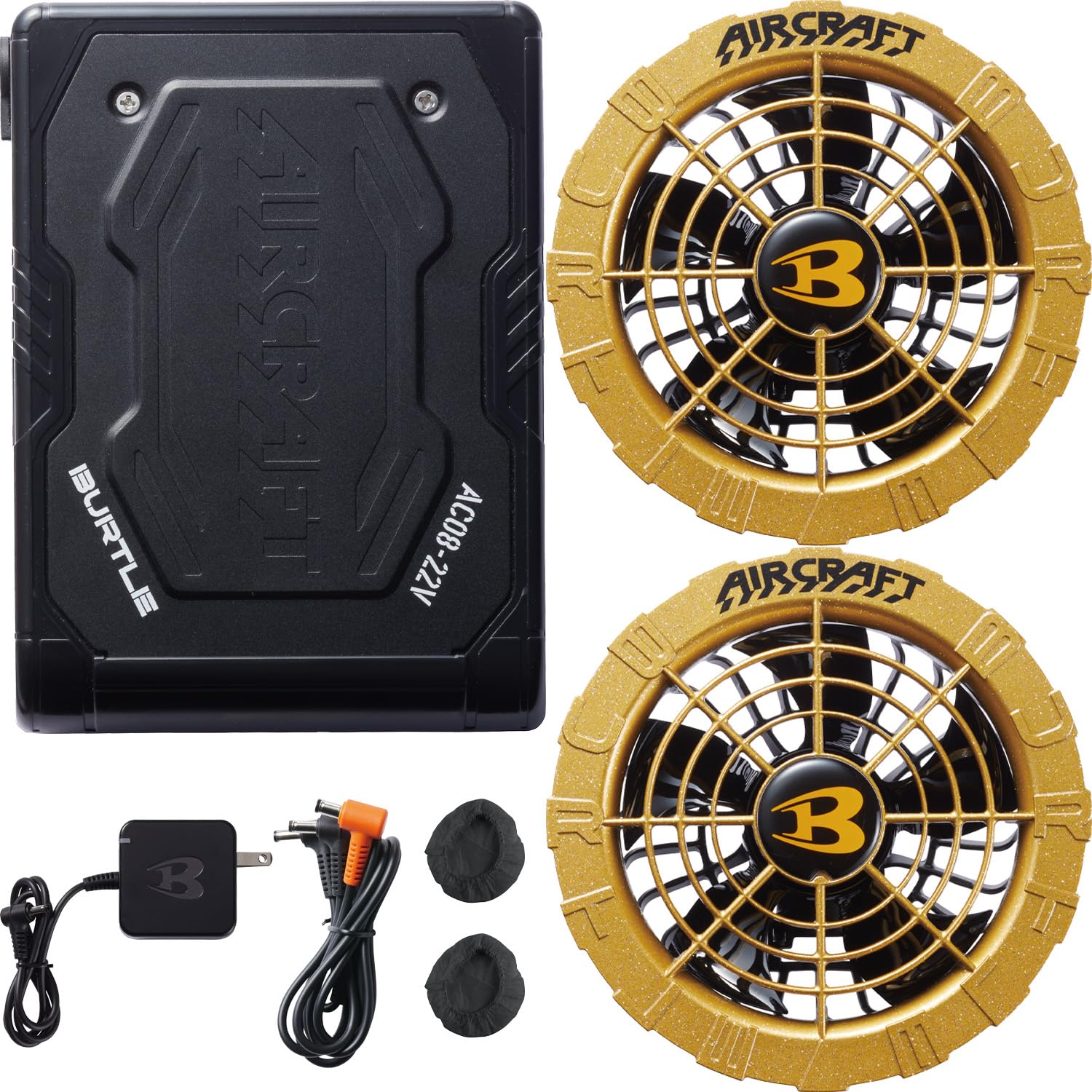 AIRCRAFT 22V Li-ion バッテリーと冷却ファンセット AIRCRAFT 22V Li