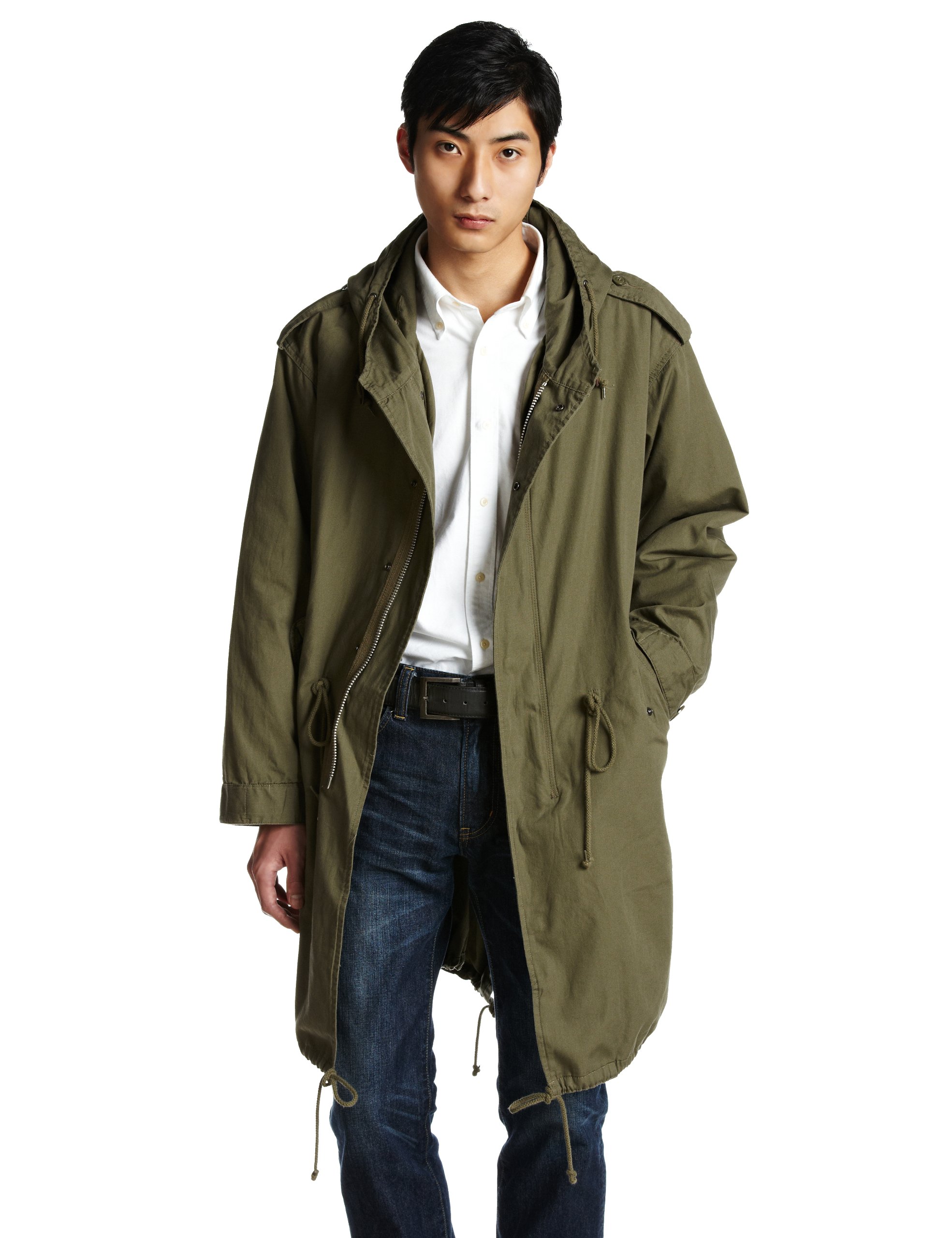 Amazon | (ヒューストン)HOUSTON M-51PARKA 5409M モッズコート青島