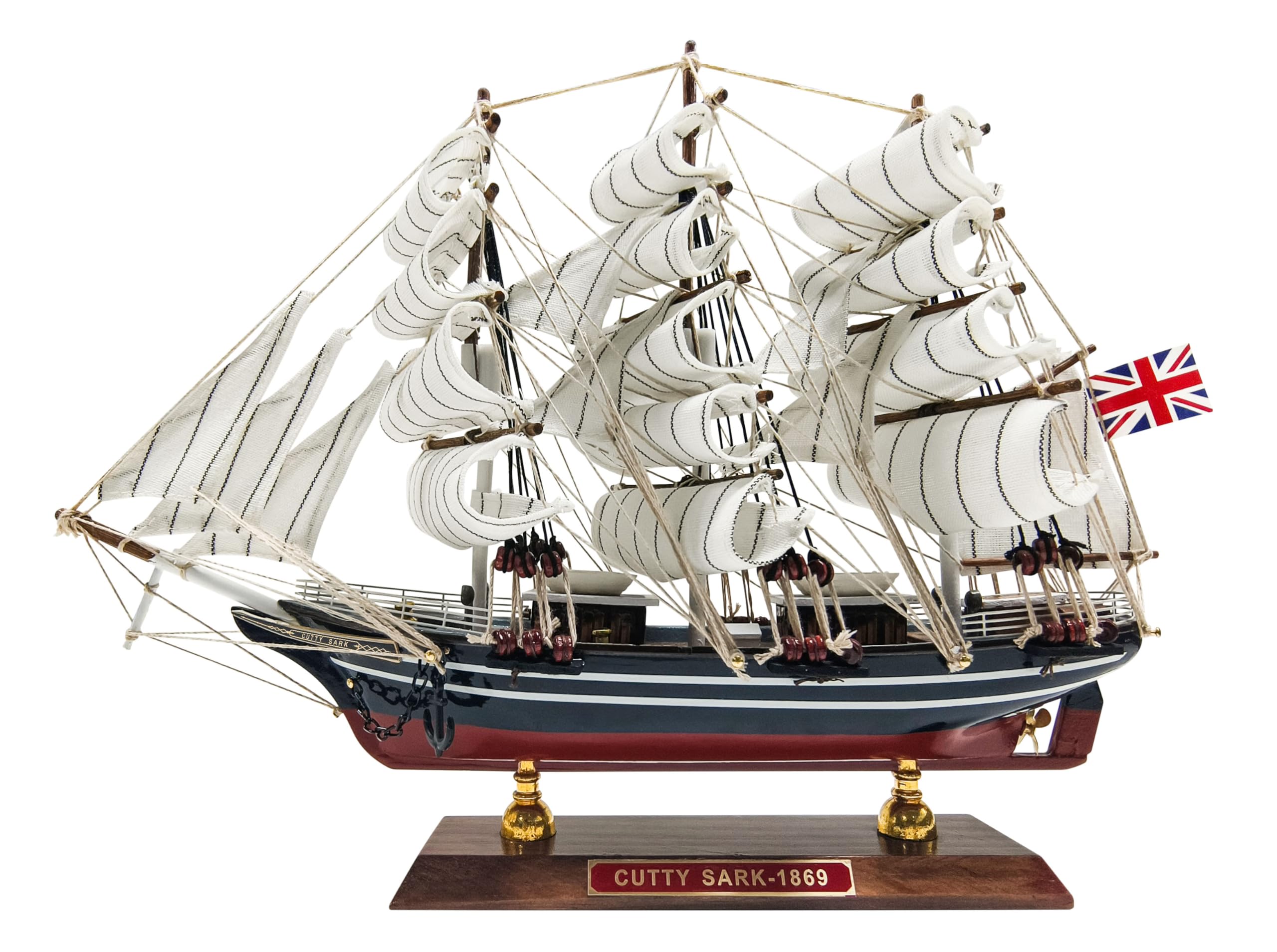 Amazon.com: SAILINGSTORY Wooden Model Ship Clipper Cutty Sark 1