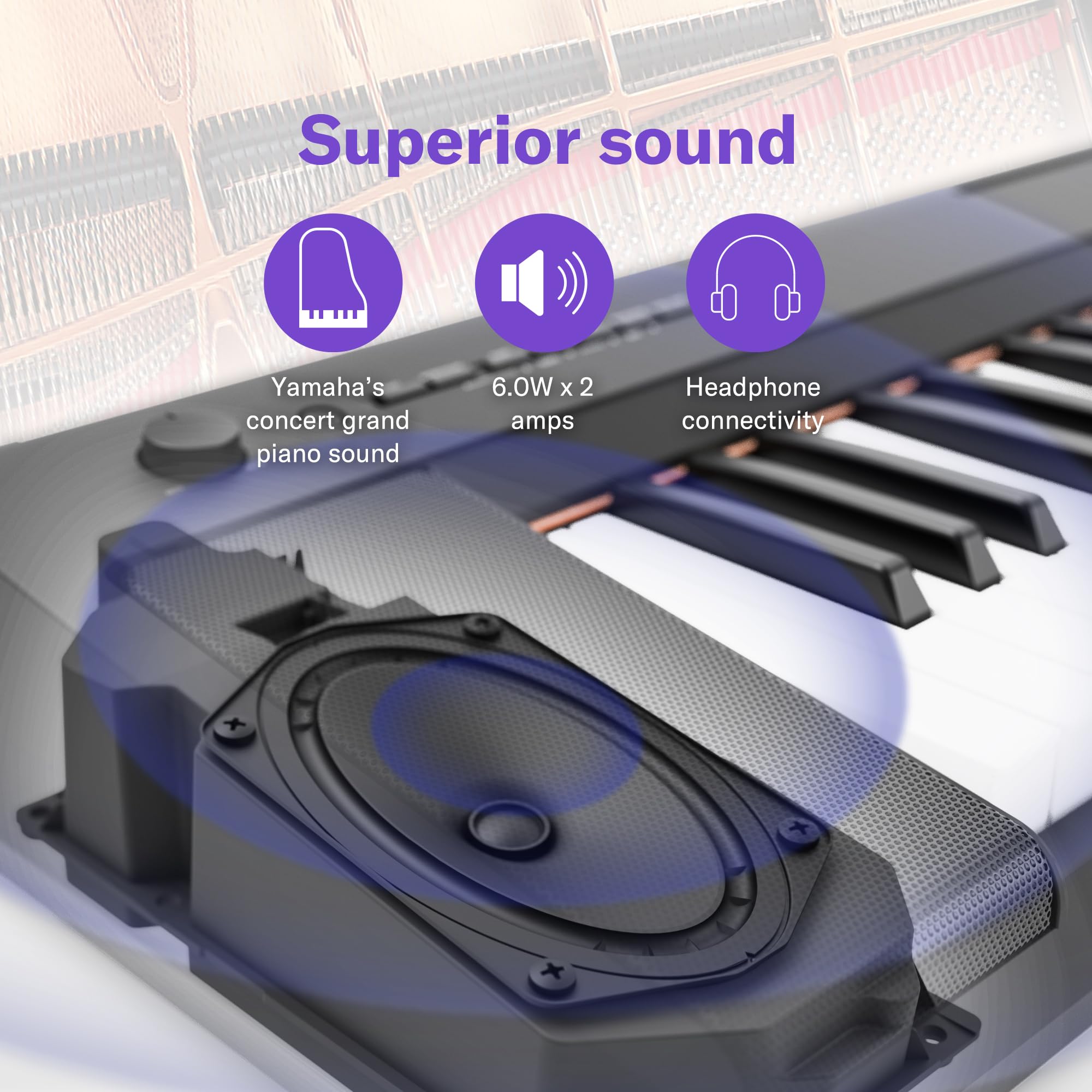 Amazon.com: Yamaha Piaggero 61-Key Ultra-Portable Digital Piano